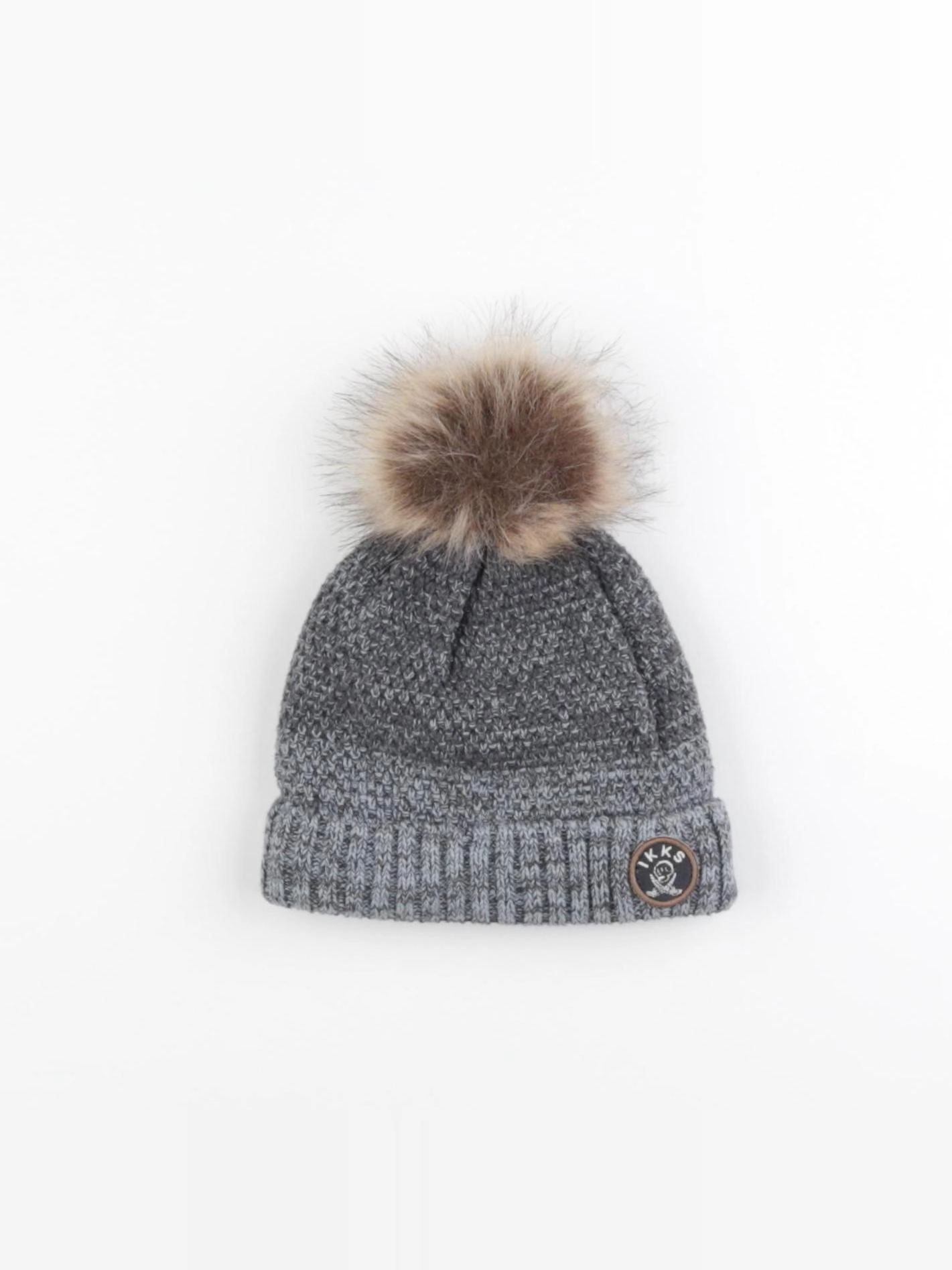 IKKS - bonnet gris - 12/24 mois