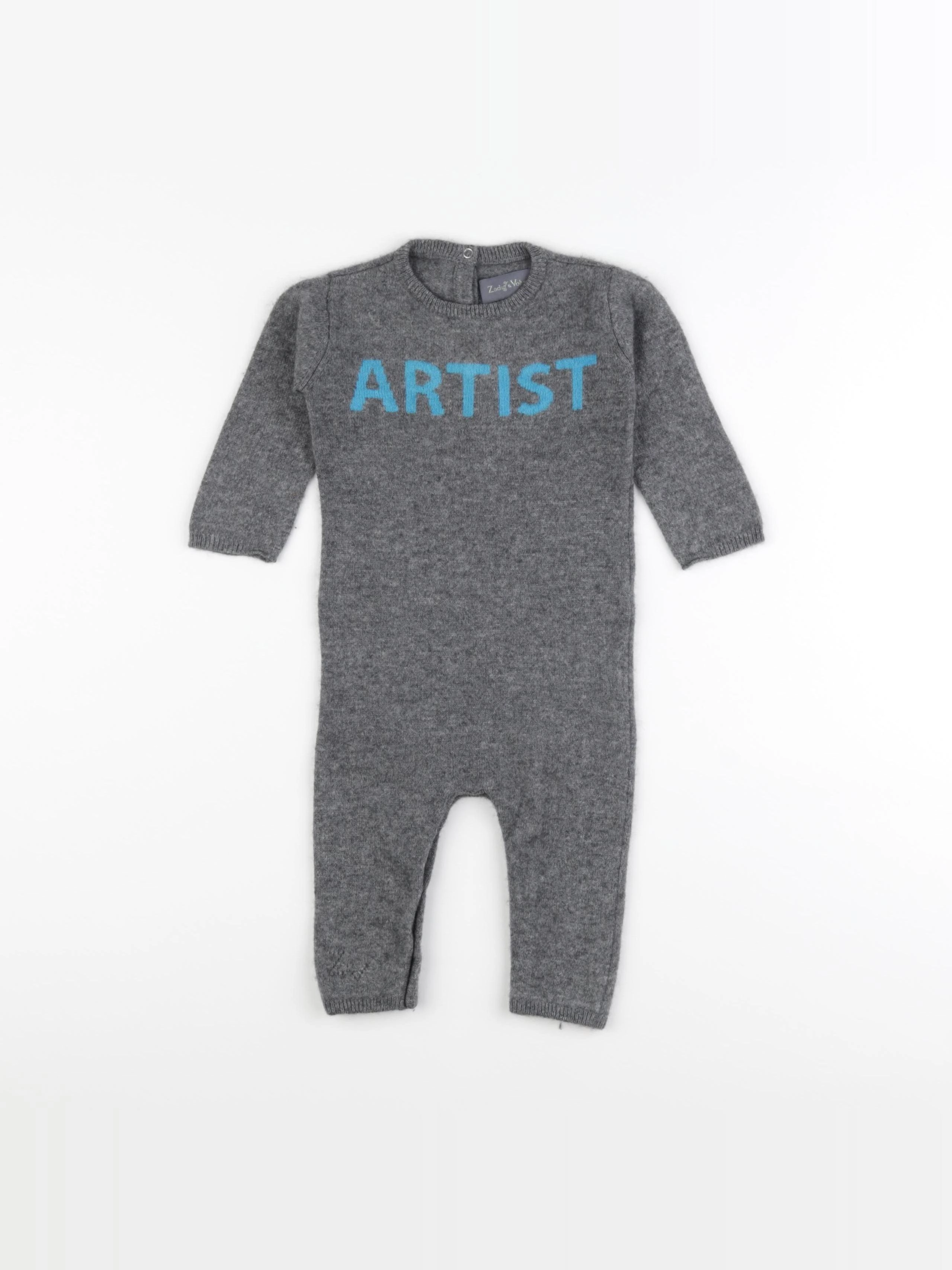 Zadig & Voltaire - combinaison gris - 3/6 mois