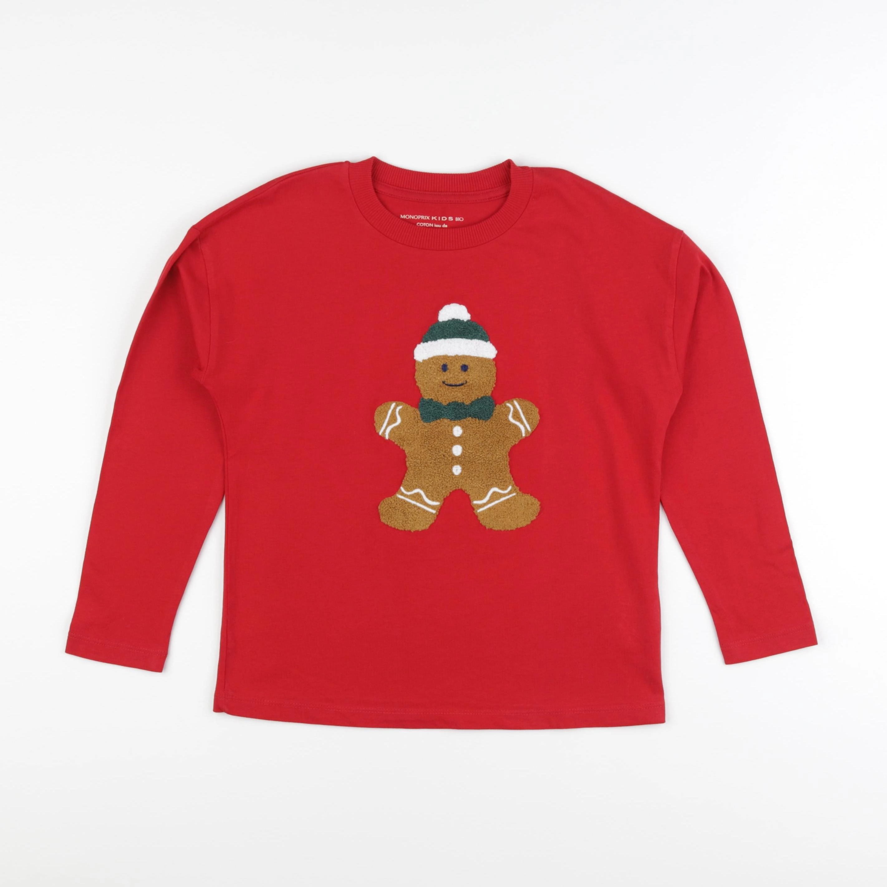 Monoprix - tee-shirt rouge - 8 ans