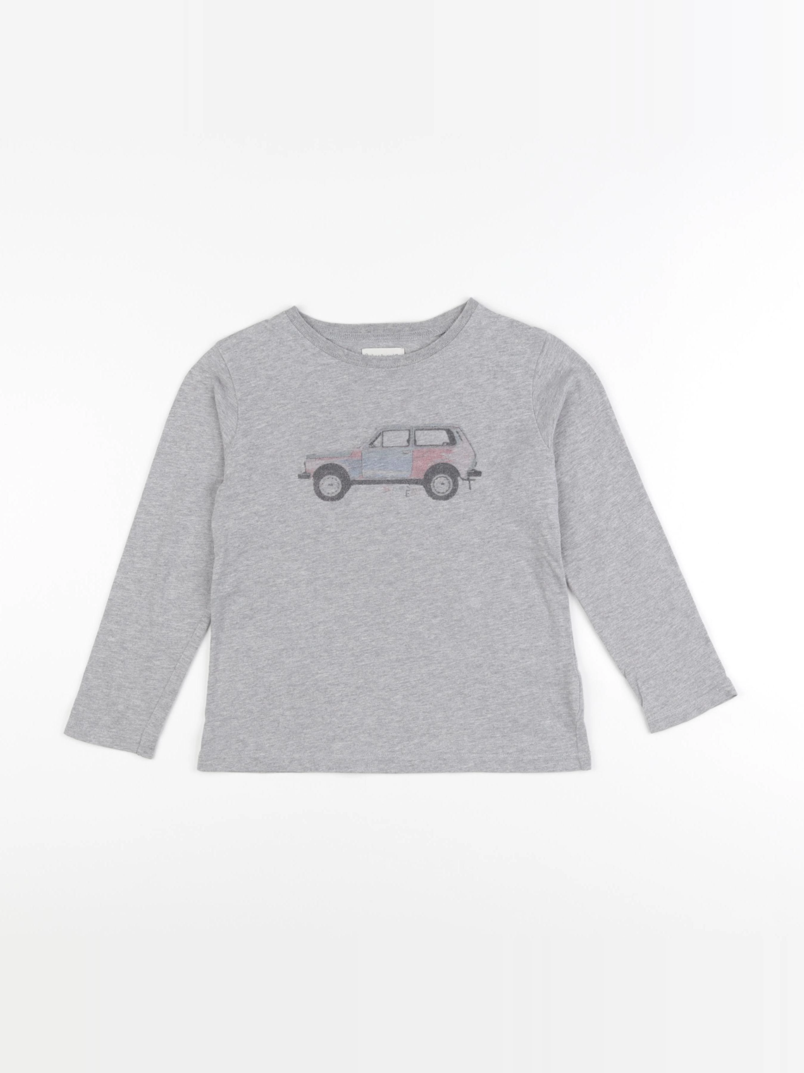 Arsène et les pipelettes - tee-shirt gris - 6 ans