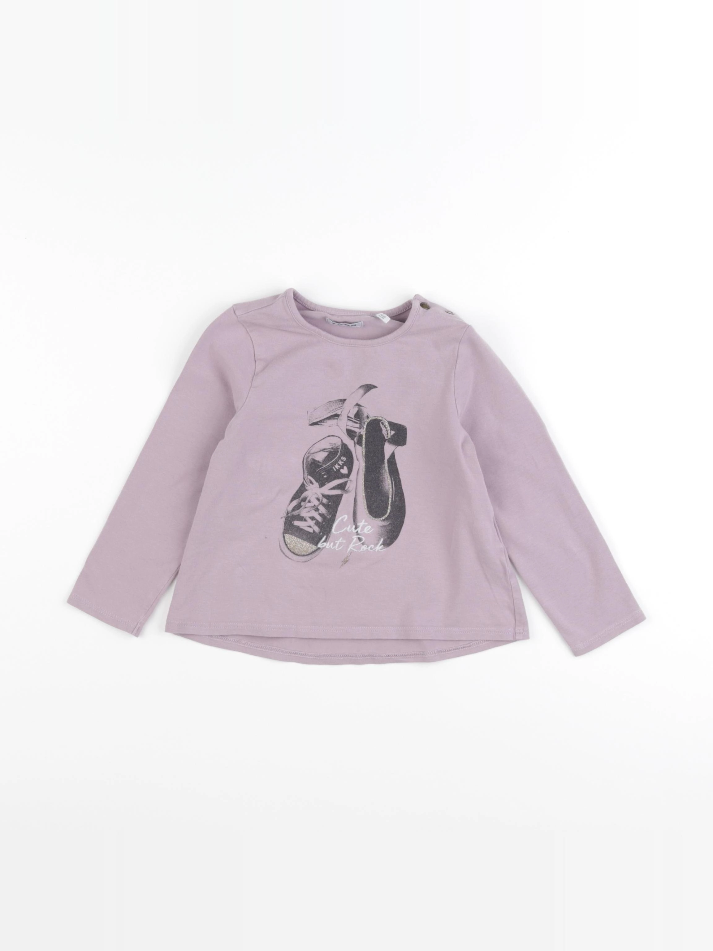IKKS - tee-shirt violet - 2 ans