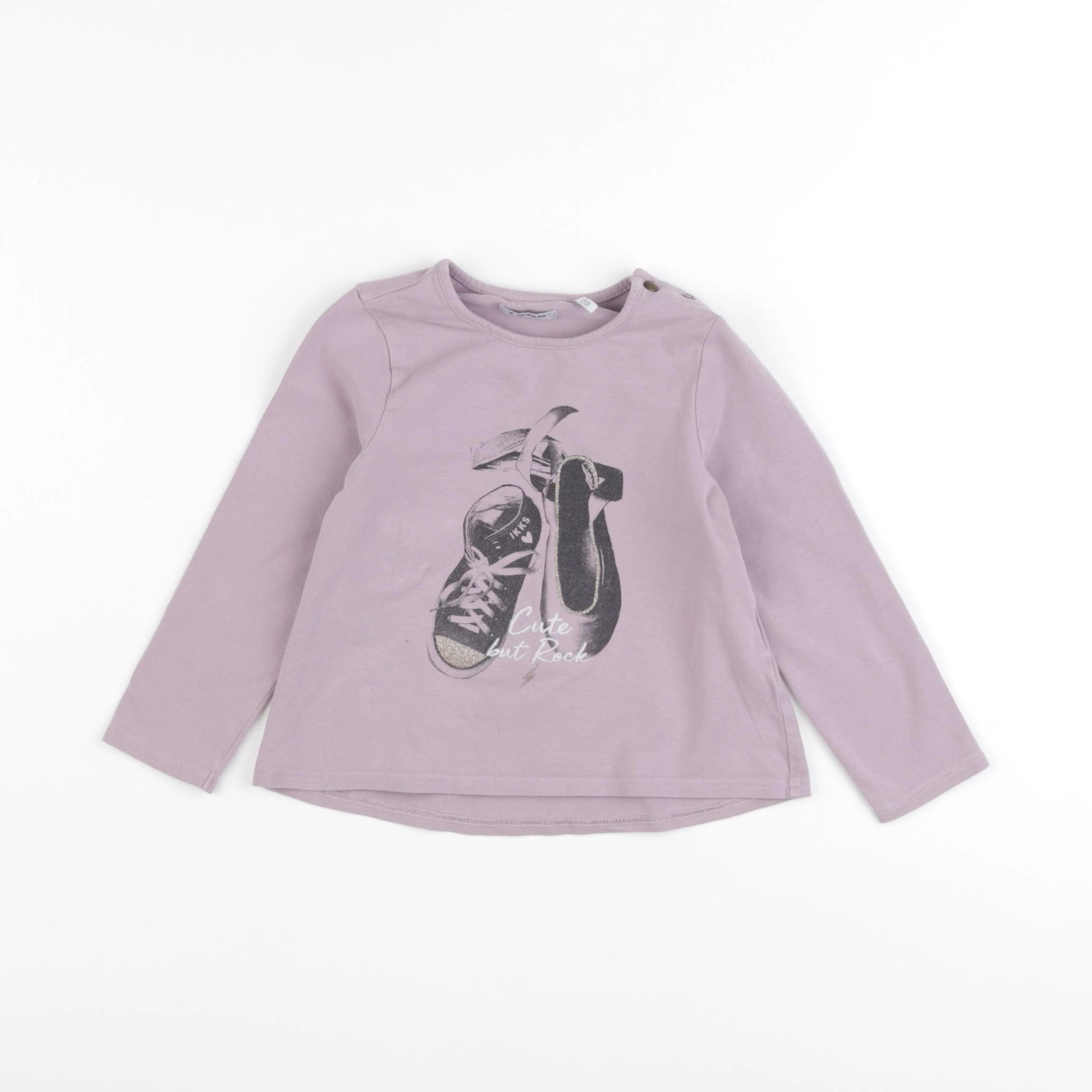 IKKS - tee-shirt violet - 2 ans