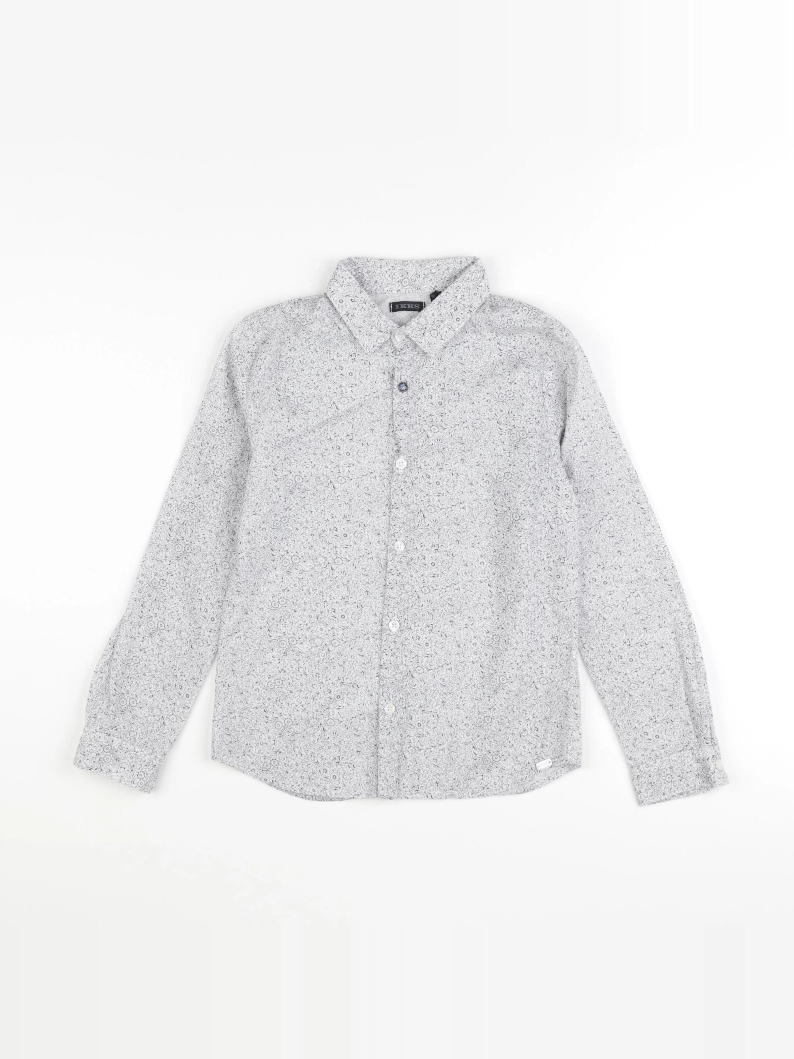 IKKS - chemise blanc, bleu - 8 ans