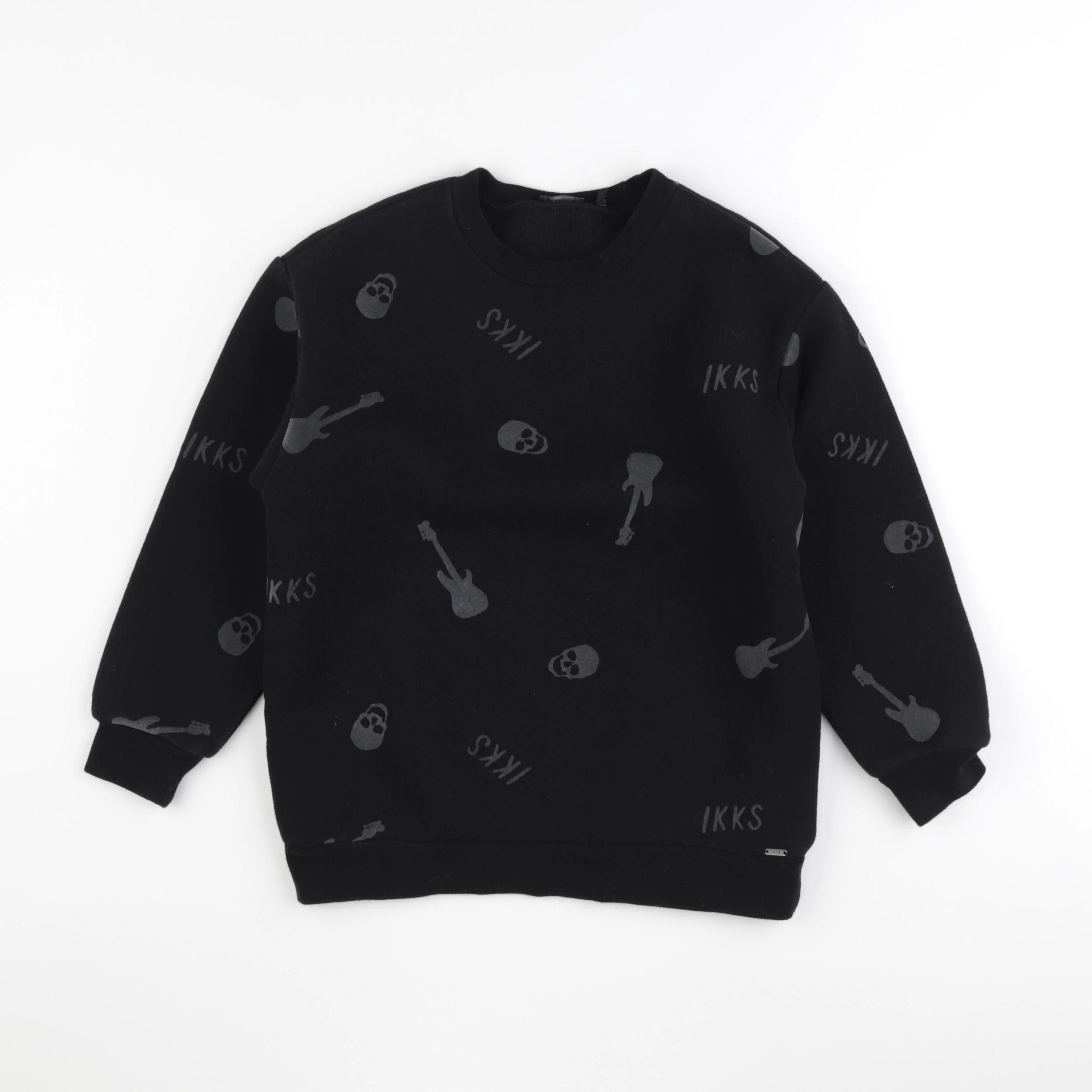 IKKS - sweat noir - 8 ans