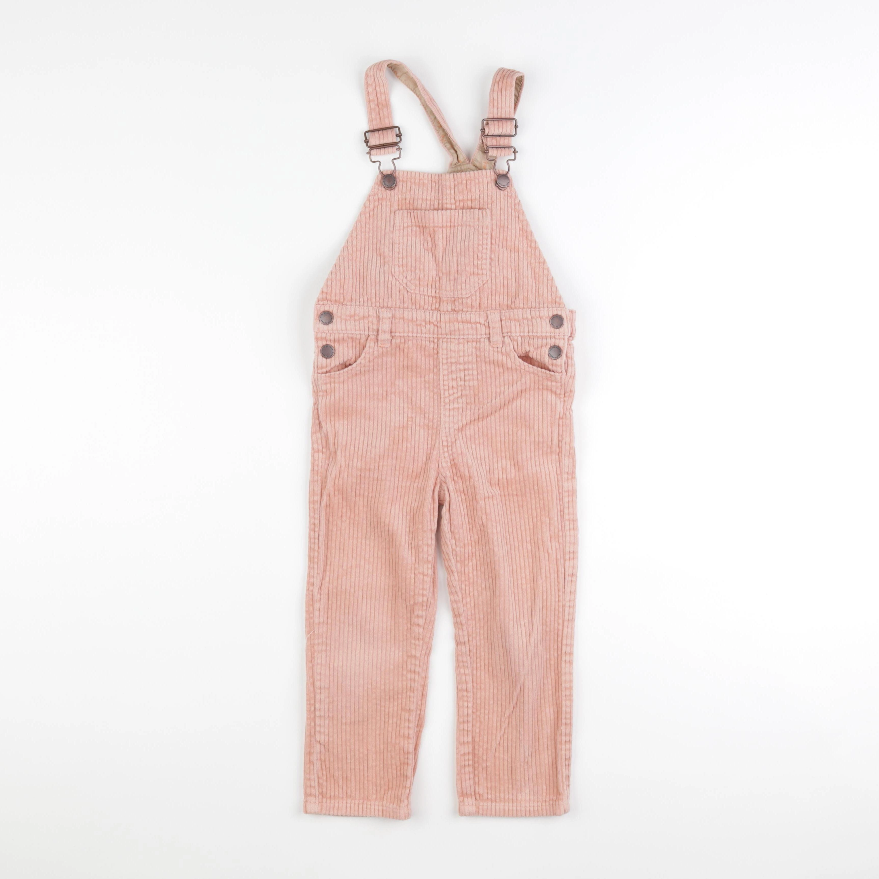 Vertbaudet - salopette rose - 4 ans
