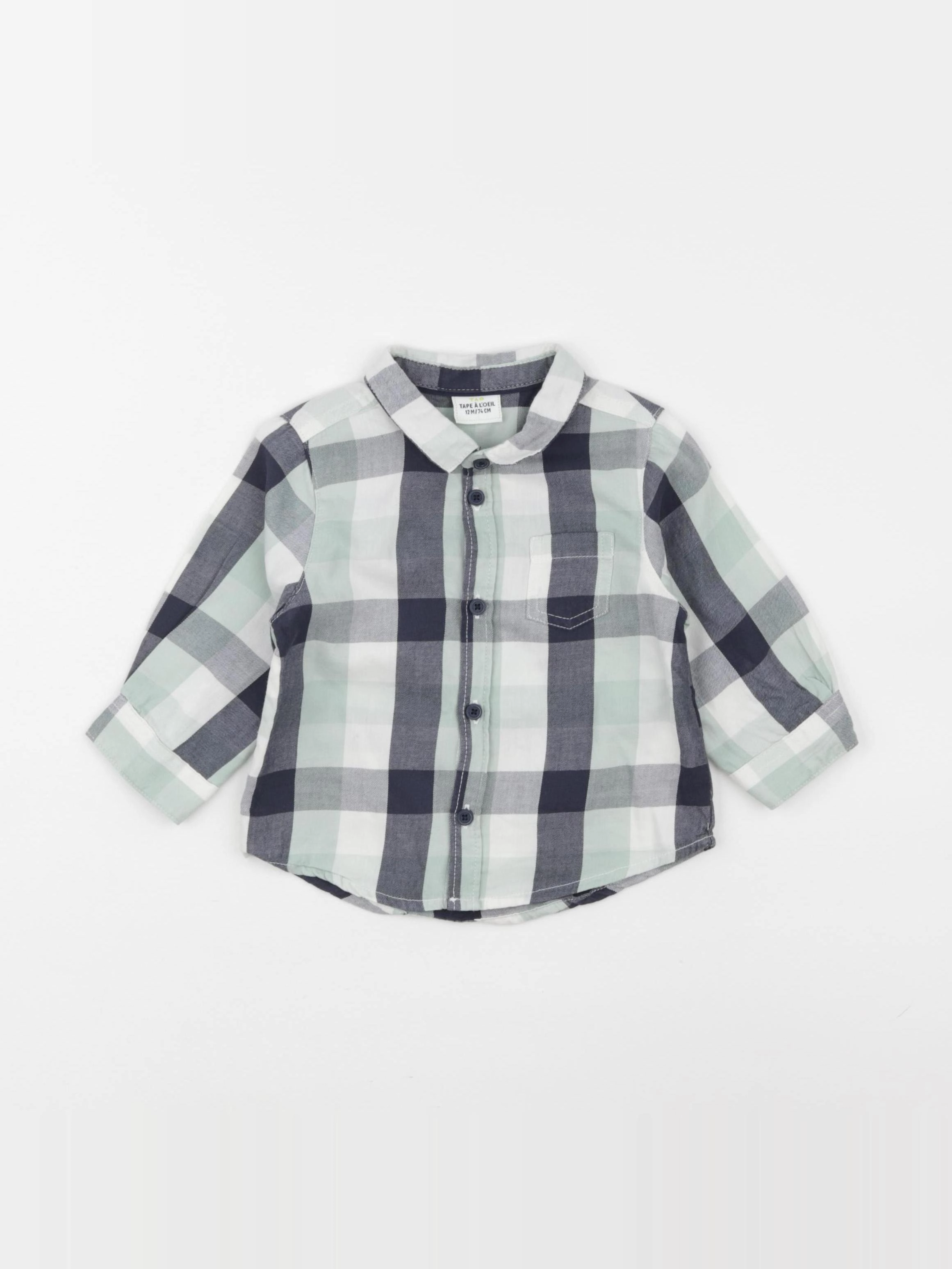 Tape à l'oeil - chemise multicolore - 12 mois