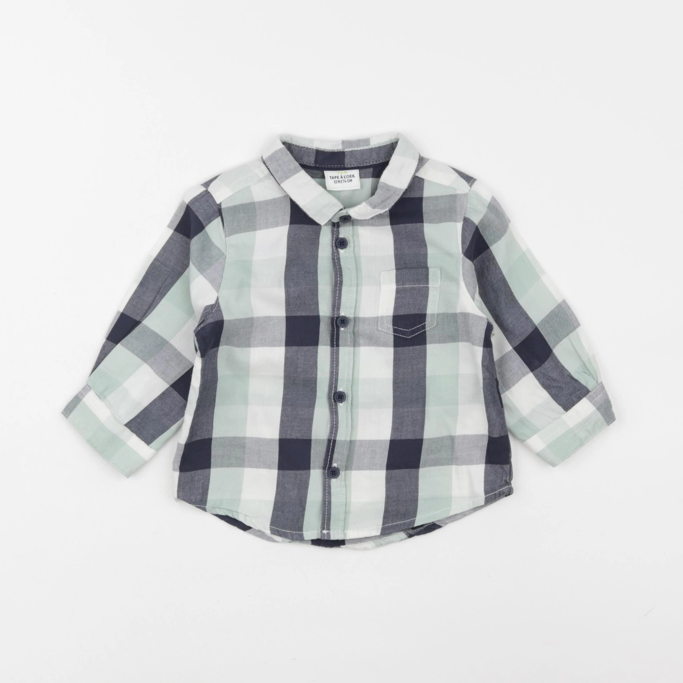 Tape à l'oeil - chemise multicolore - 12 mois