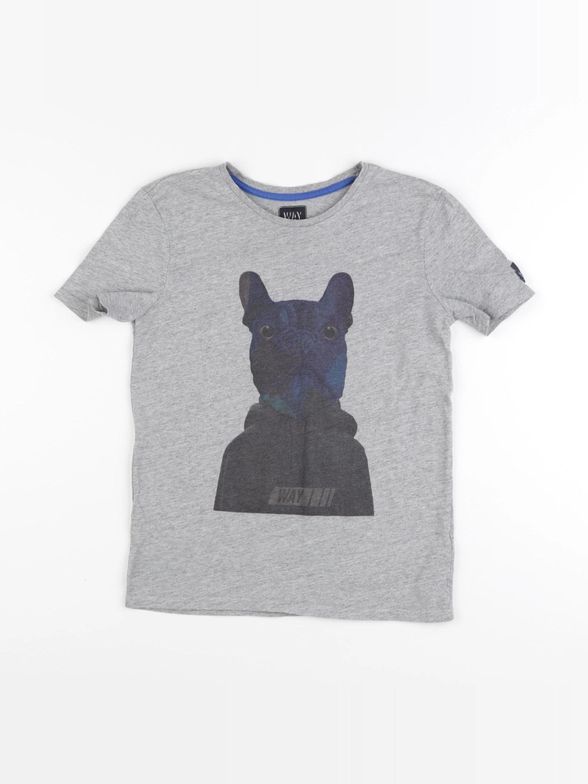 IKKS - tee-shirt gris - 10 ans