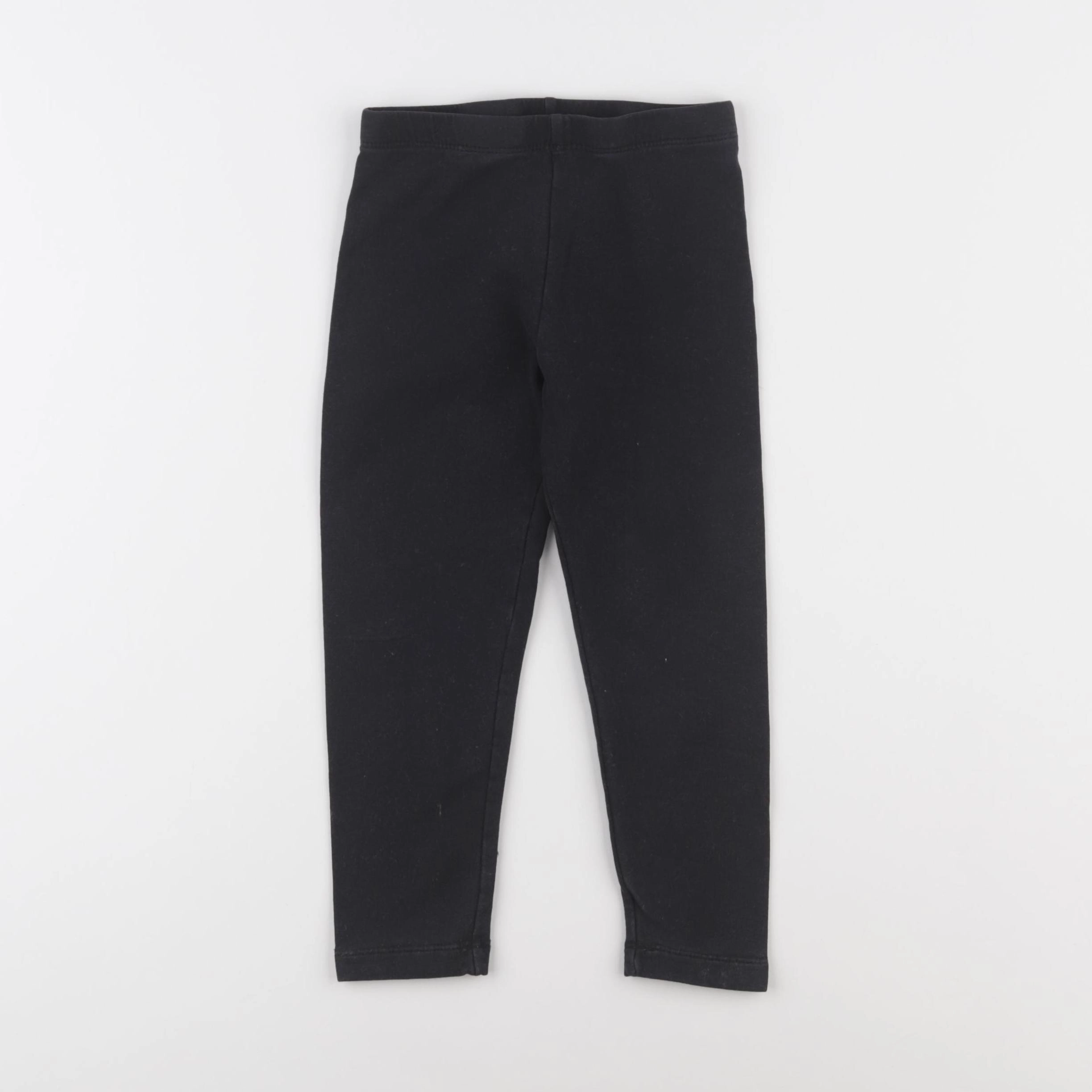 Monoprix - legging noir - 3 ans