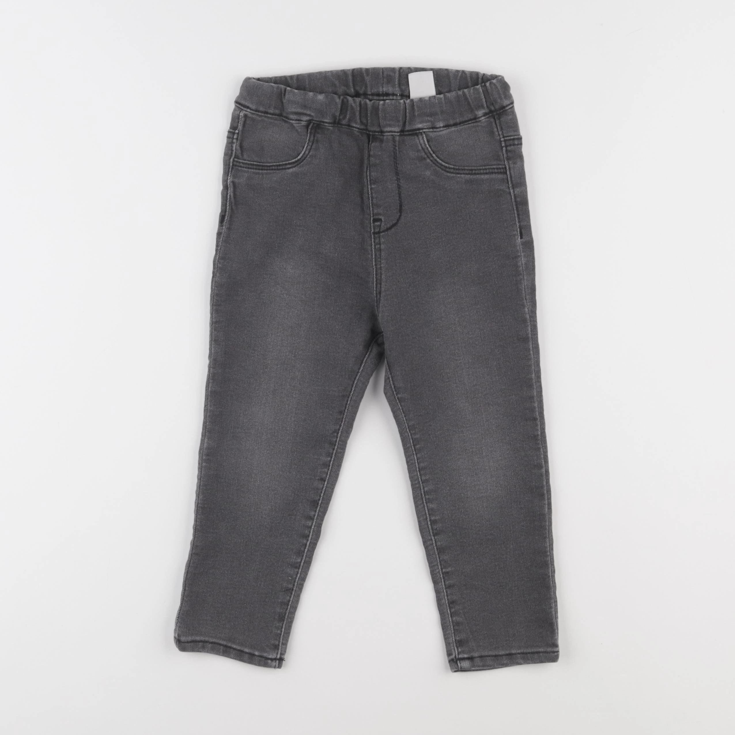 H&M - jegging gris - 2 ans