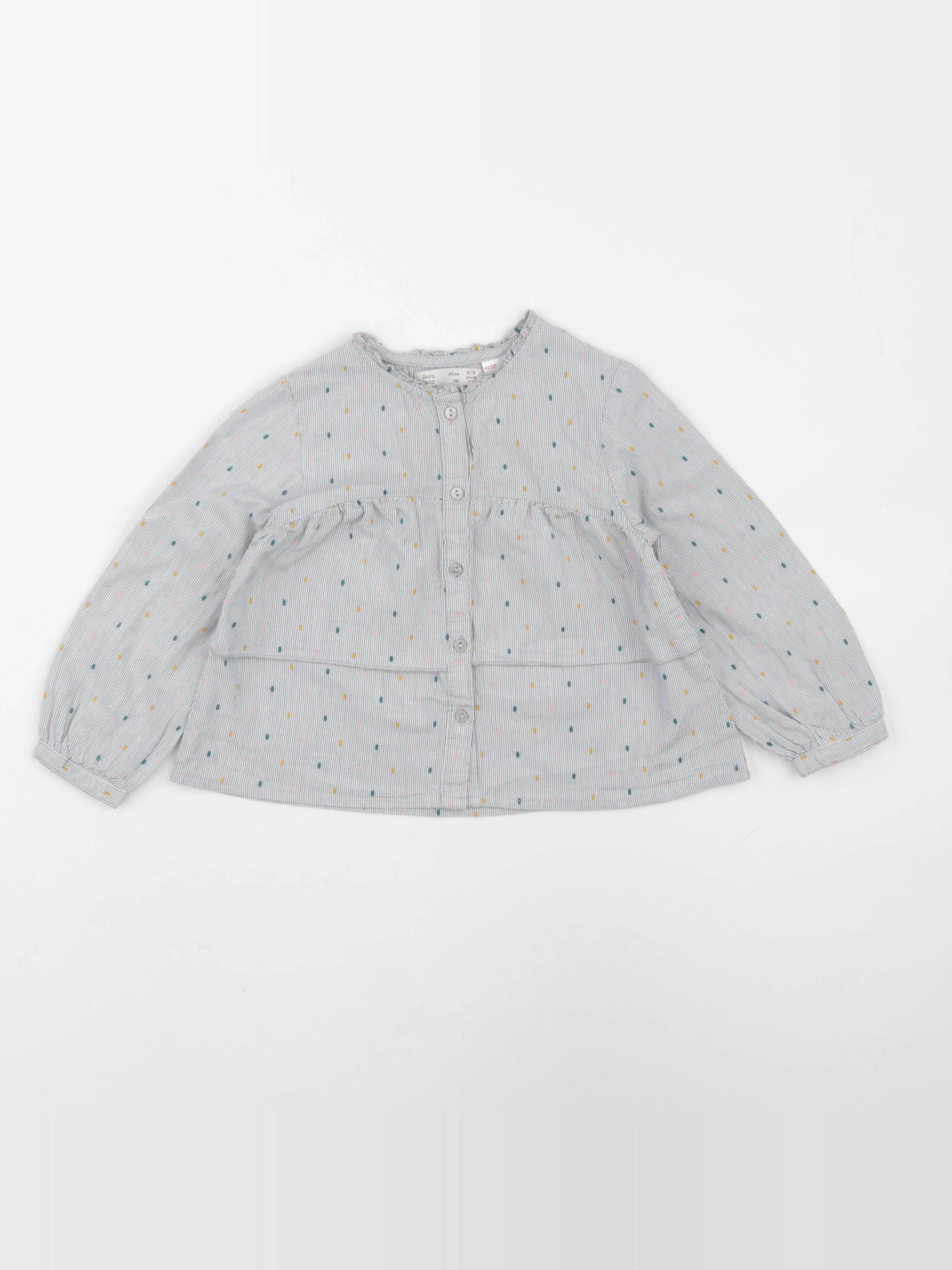 Zara - blouse multicolore - 2/3 ans