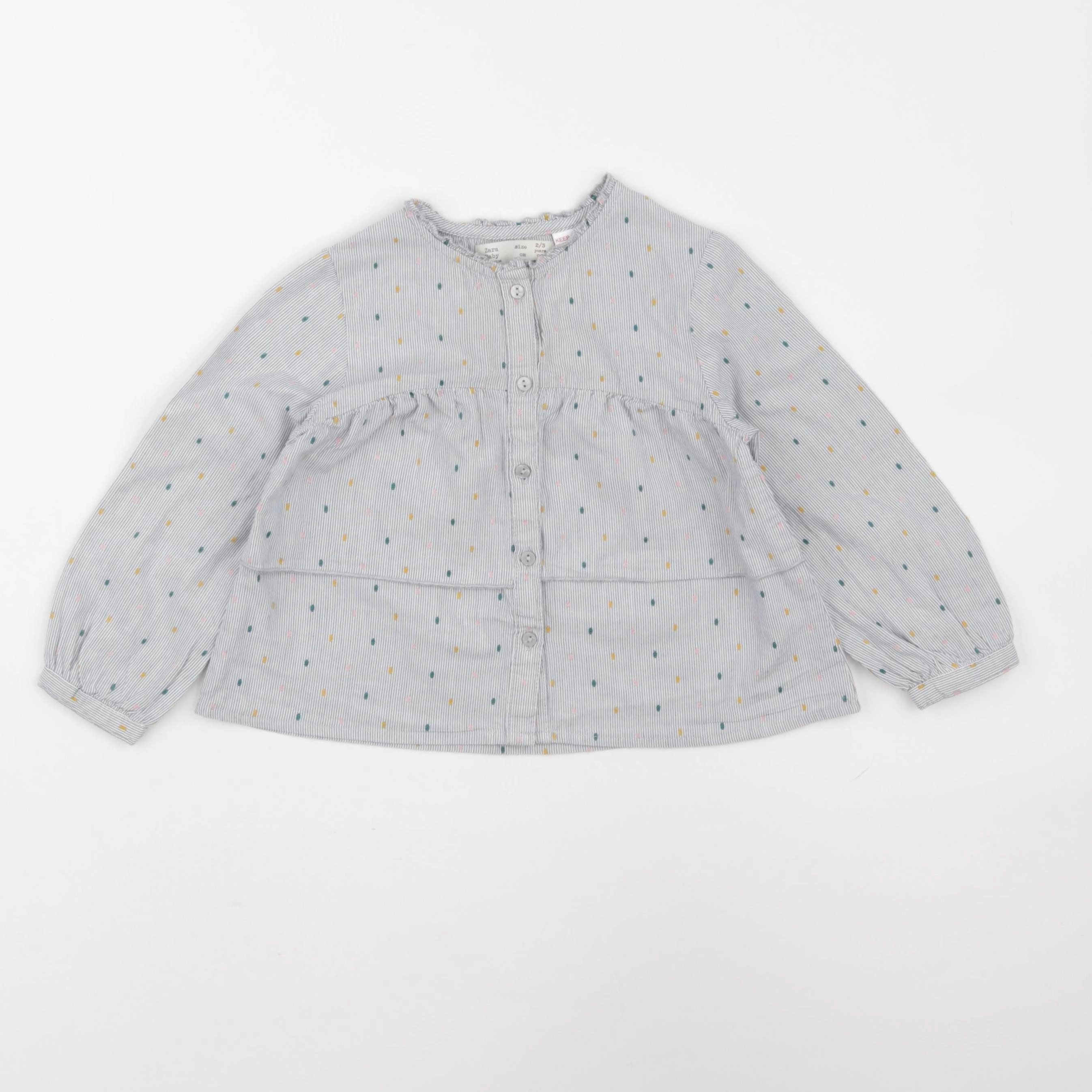 Zara - blouse multicolore - 2/3 ans