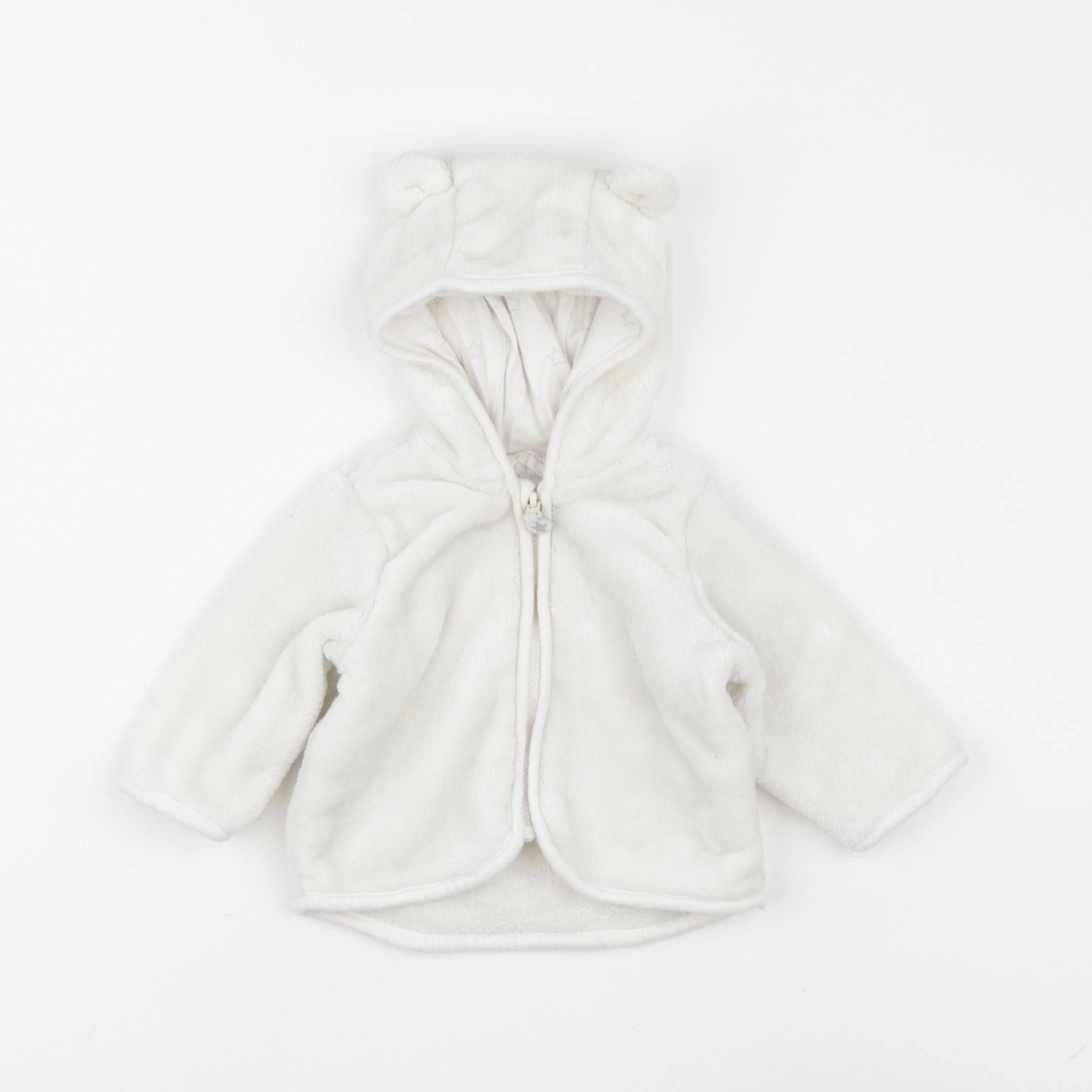 H&M - polaire blanc - 1/2 mois
