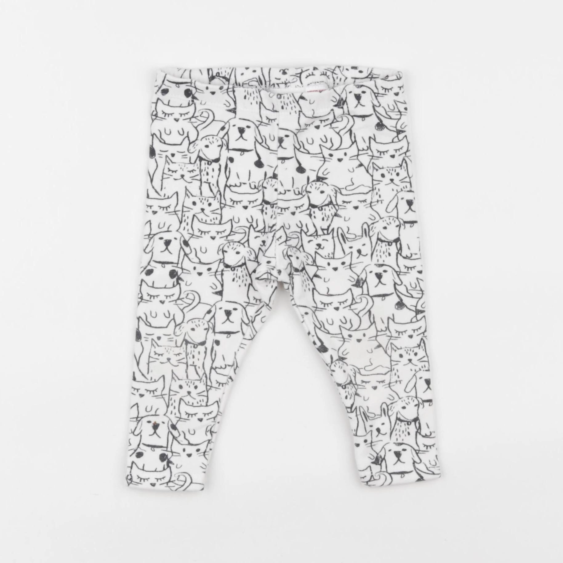 Zara - legging noir - 6/9 mois