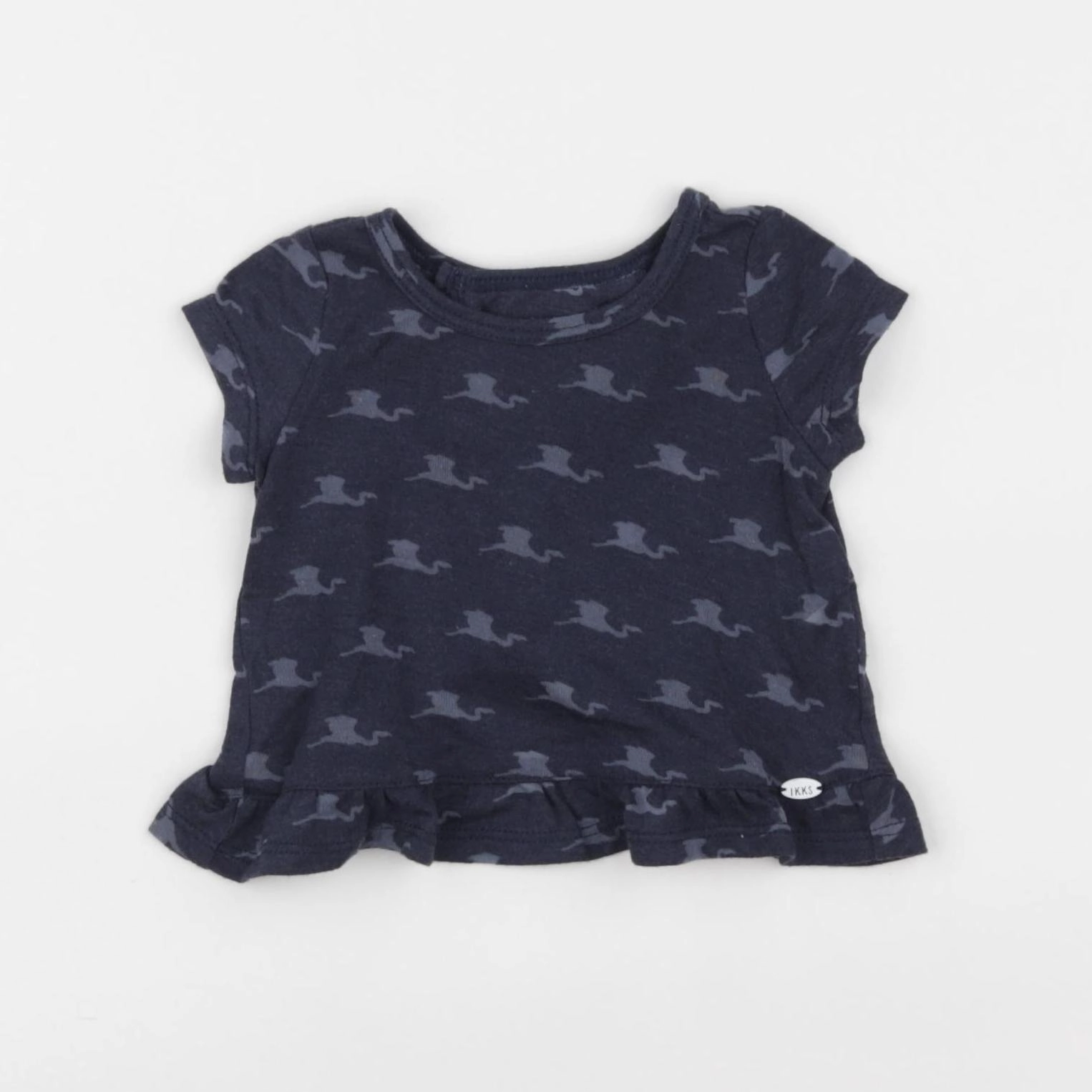 IKKS - tee-shirt bleu - 3 mois