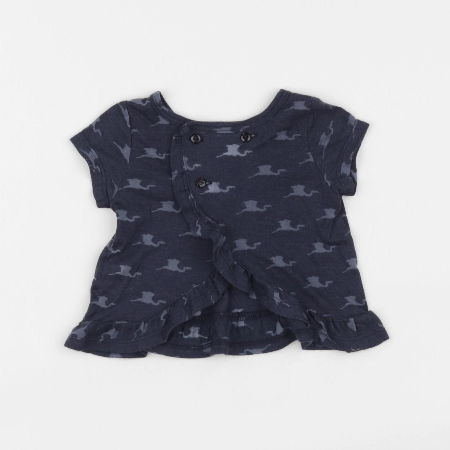 IKKS - tee-shirt bleu - 3 mois