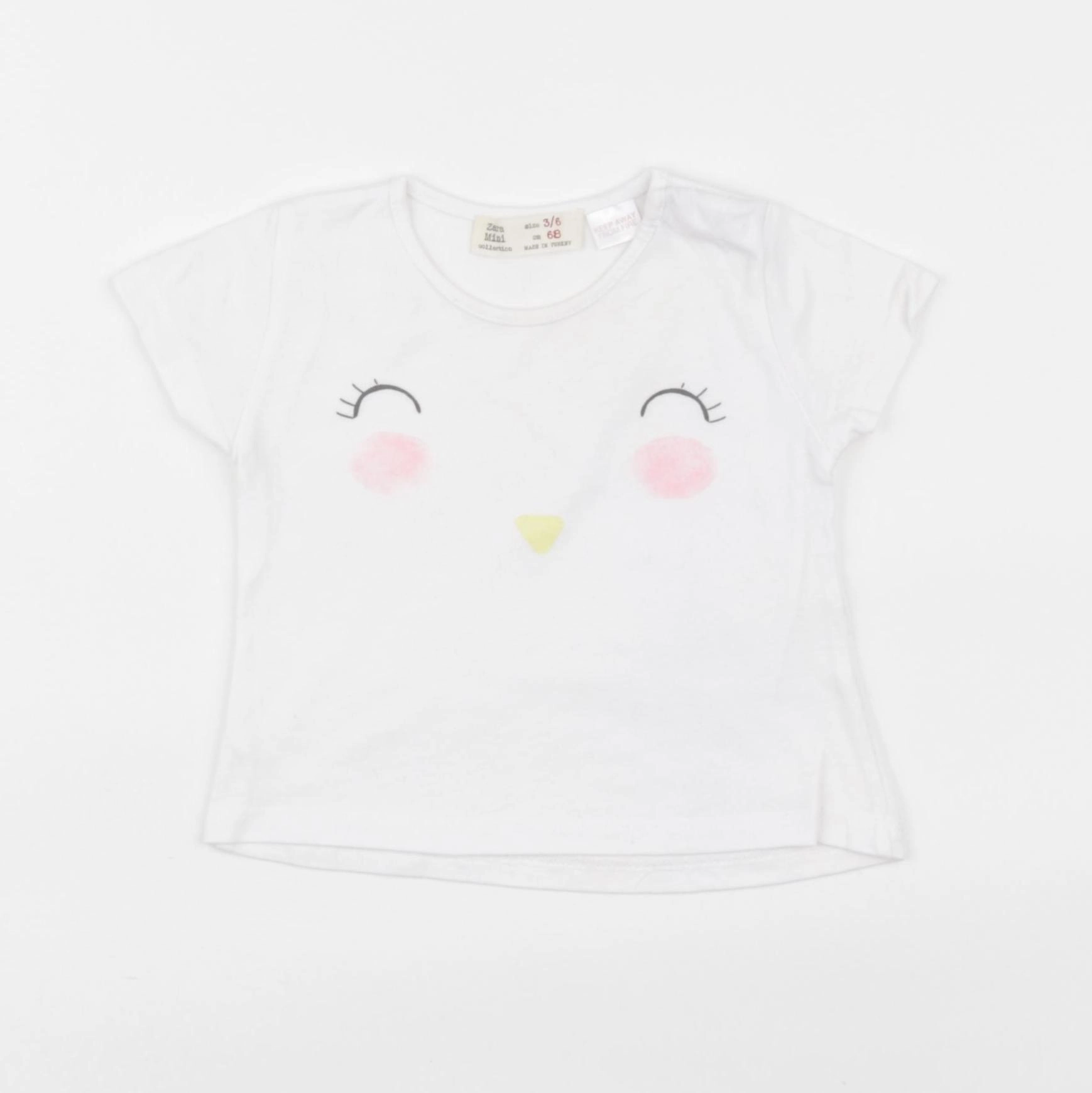Zara - tee-shirt multicolore - 3/6 mois