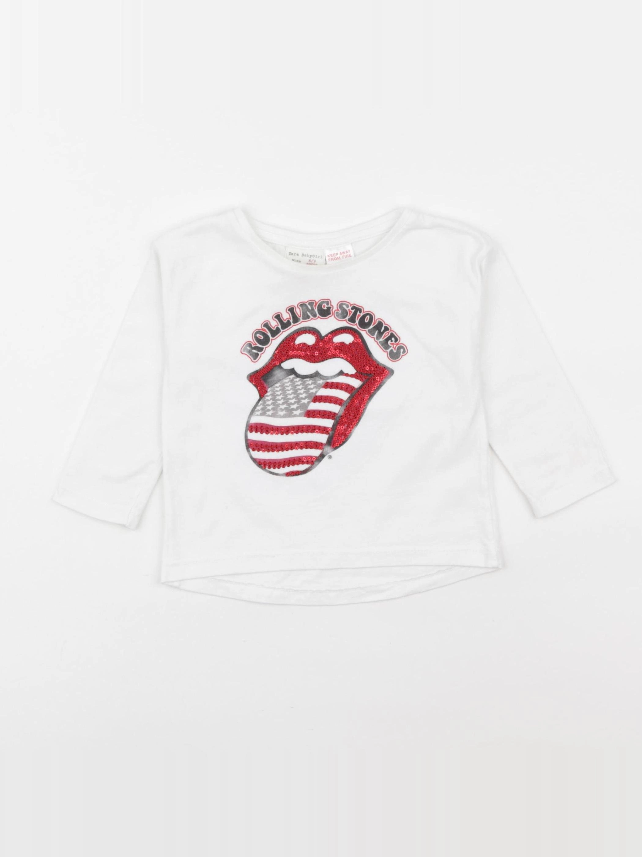 Zara - tee-shirt rouge - 6/9 mois