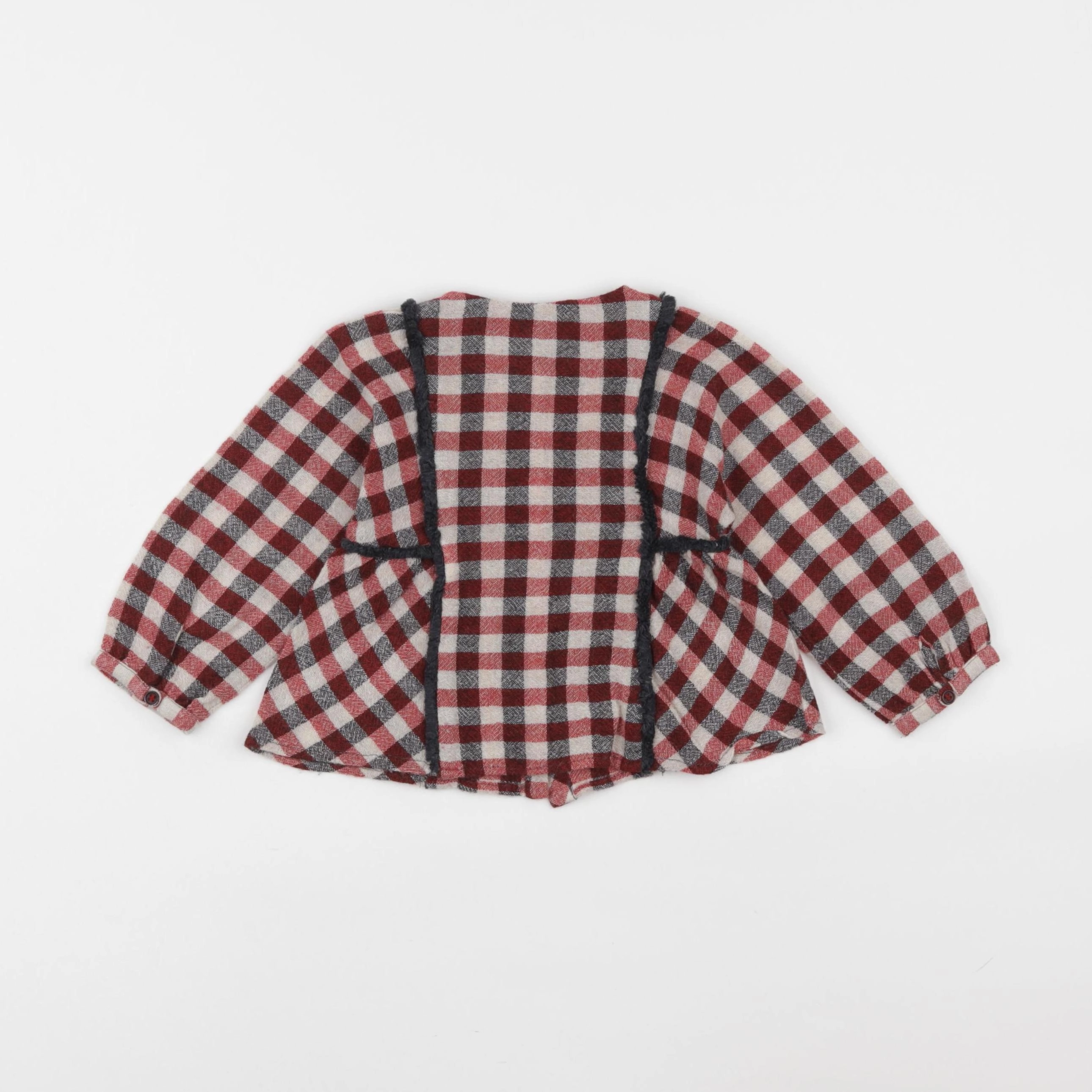 Zara - blouse rouge - 9/12 mois
