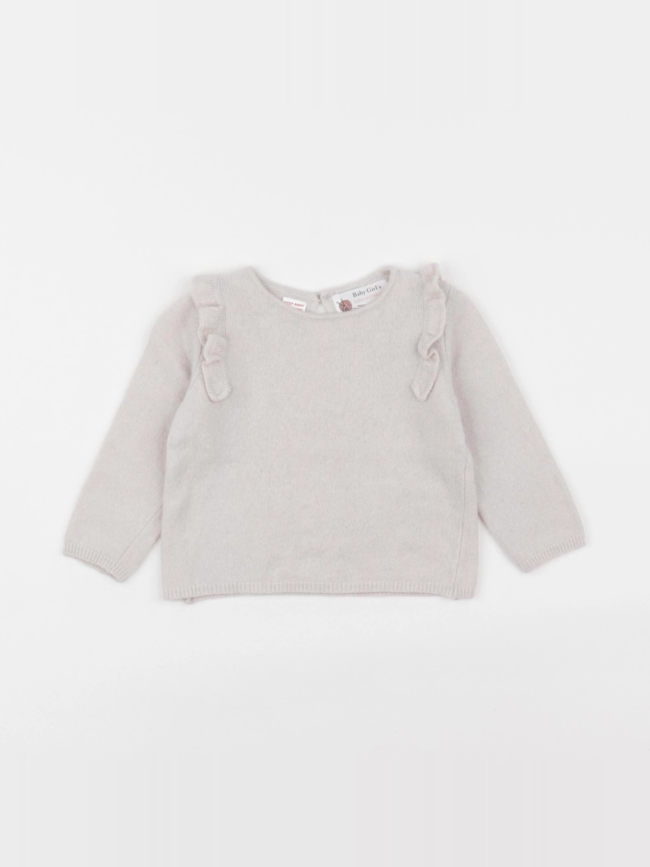 Zara - pull beige - 9/12 mois