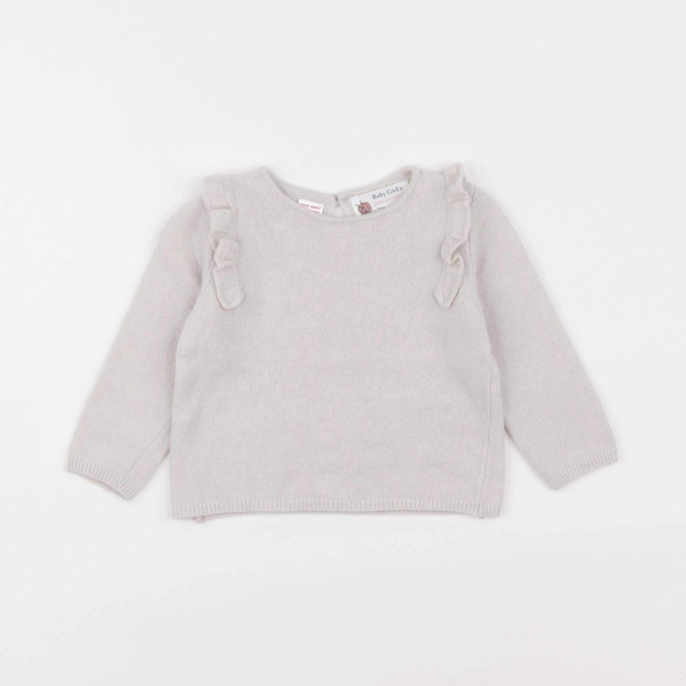 Zara - pull beige - 9/12 mois