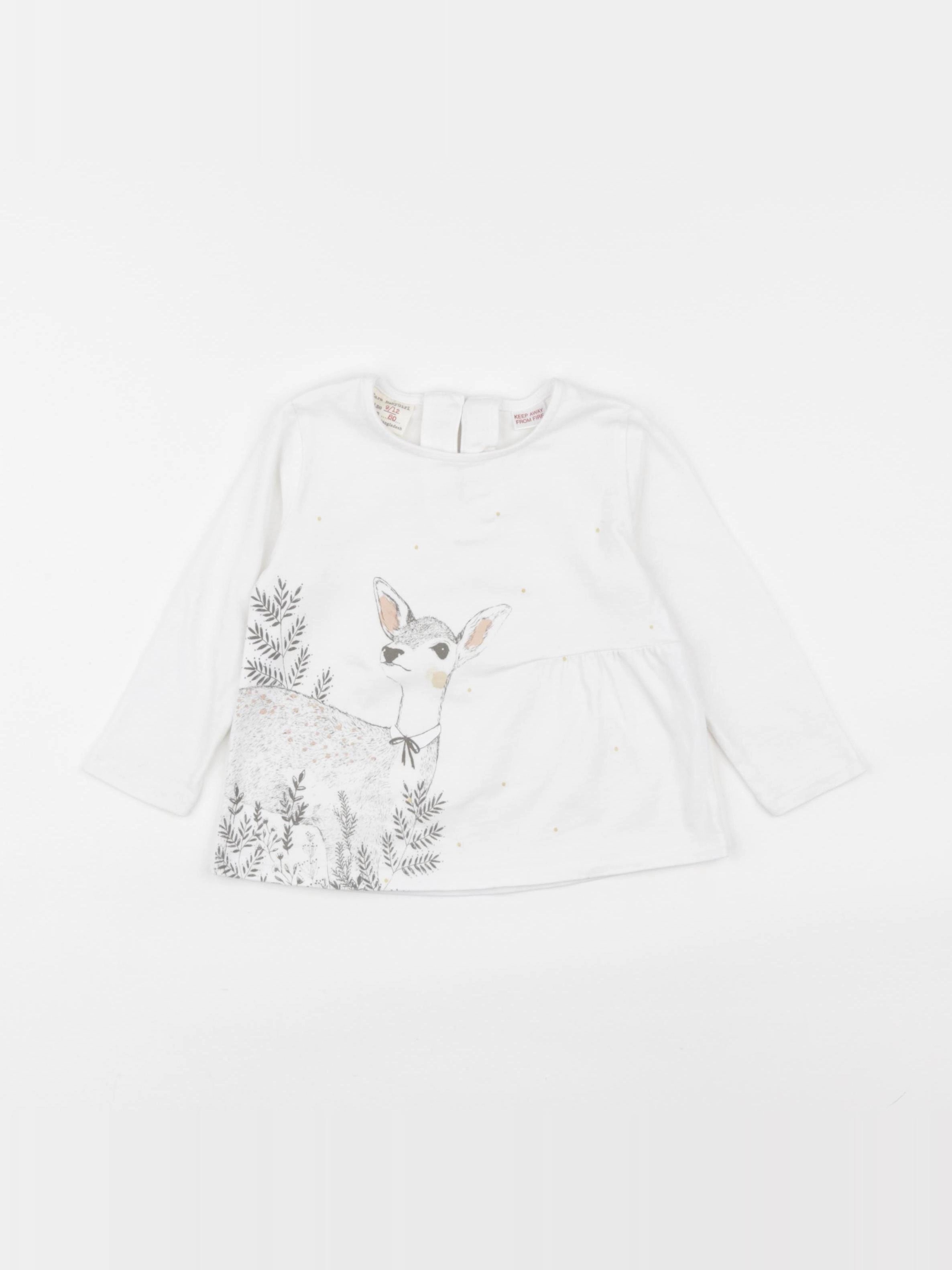 Zara - tee-shirt multicolore - 9/12 mois