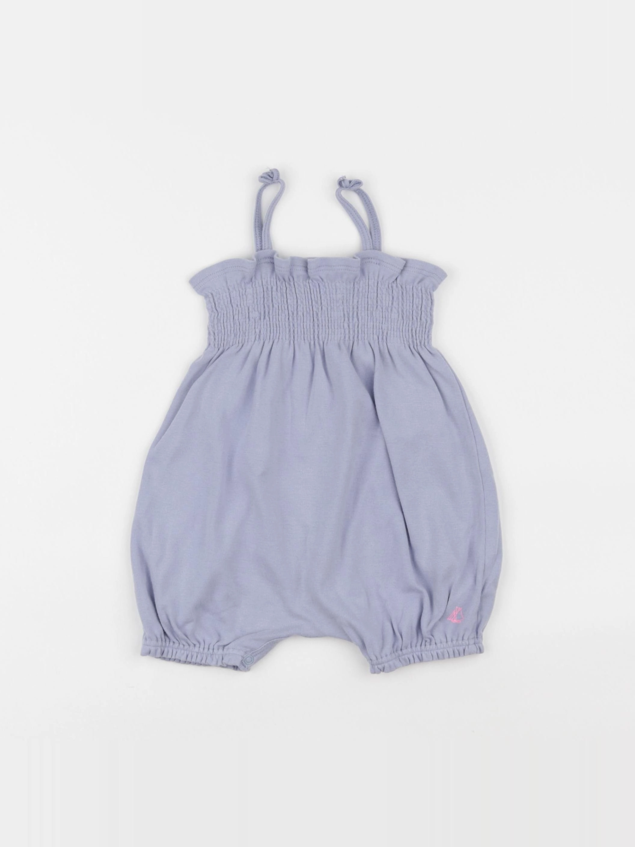 Petit Bateau - combinaison bleu - 6 mois