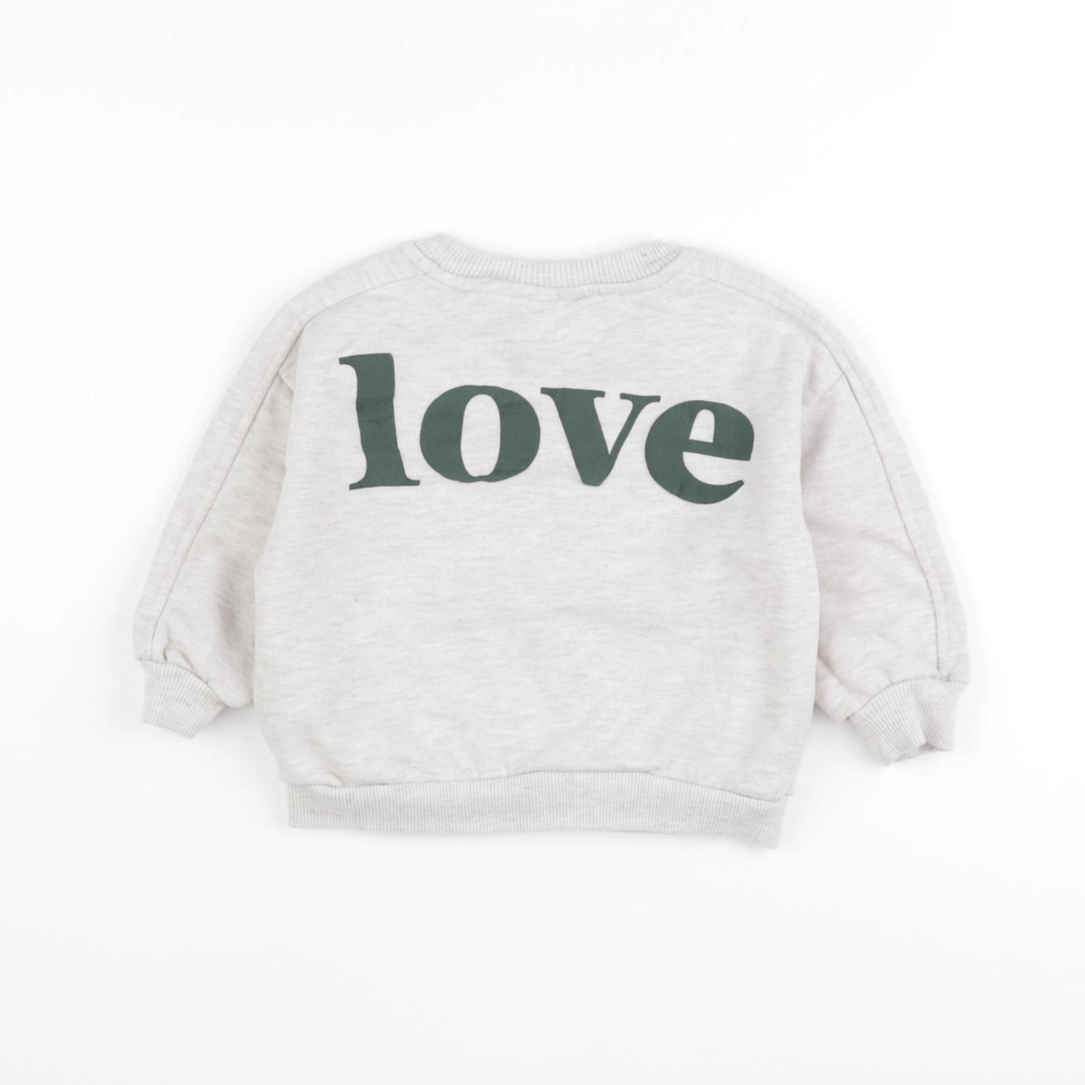 Zara - sweat gris - 18/24 mois