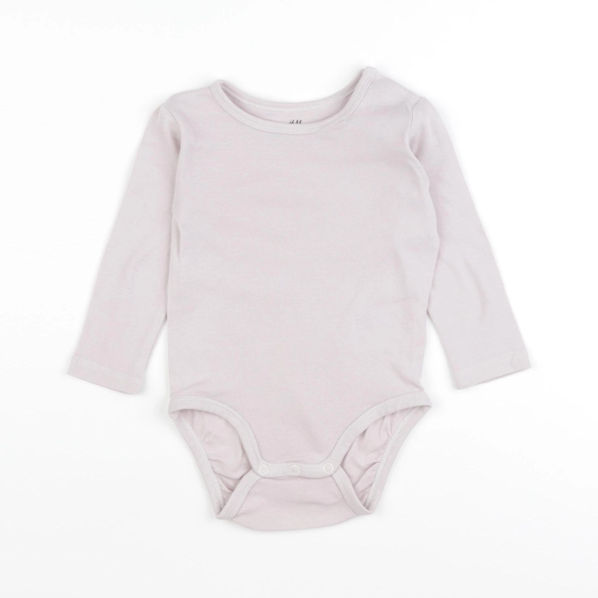 H&M - body beige - 6/9 mois