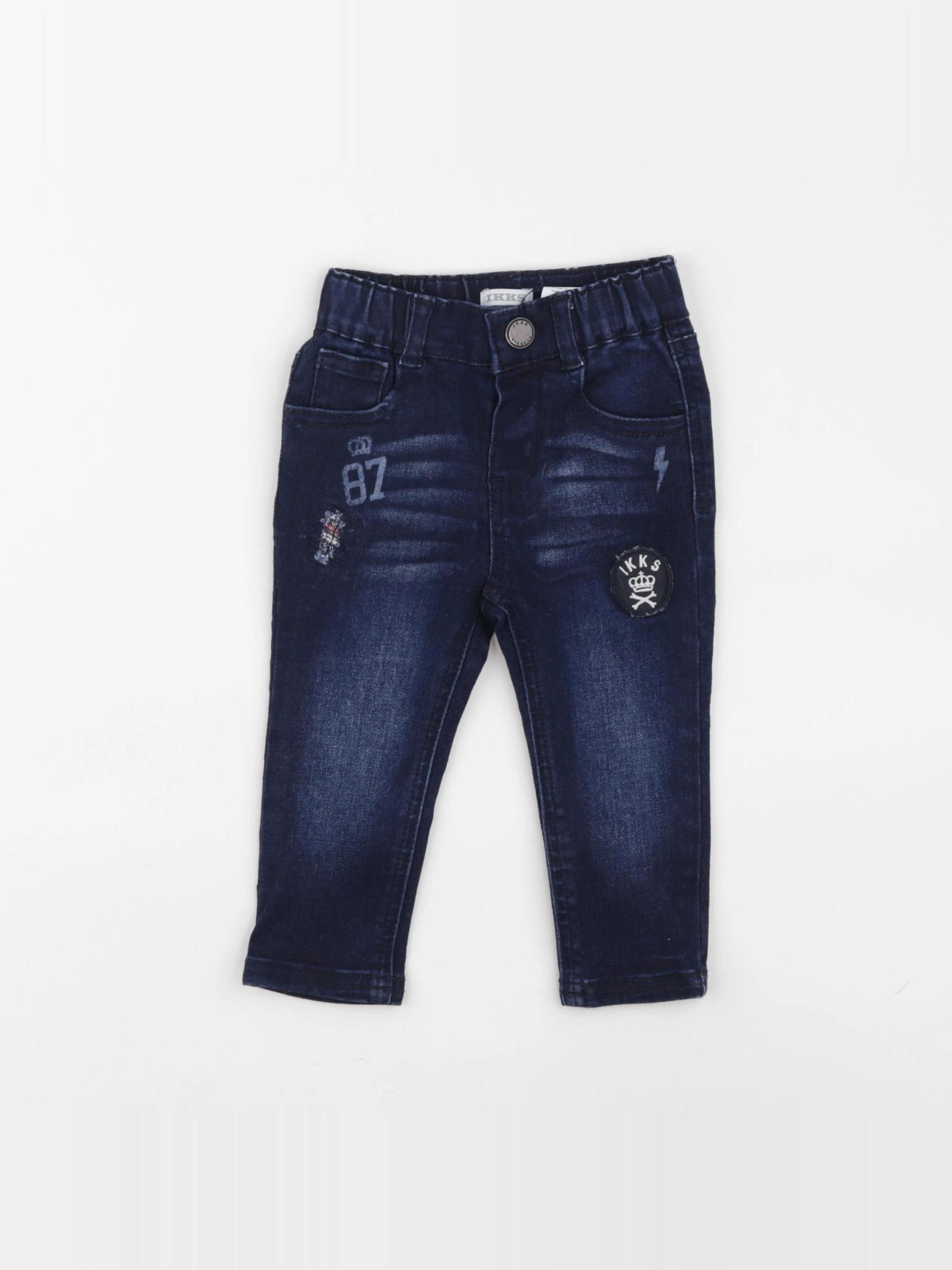 IKKS - jean bleu - 12 mois