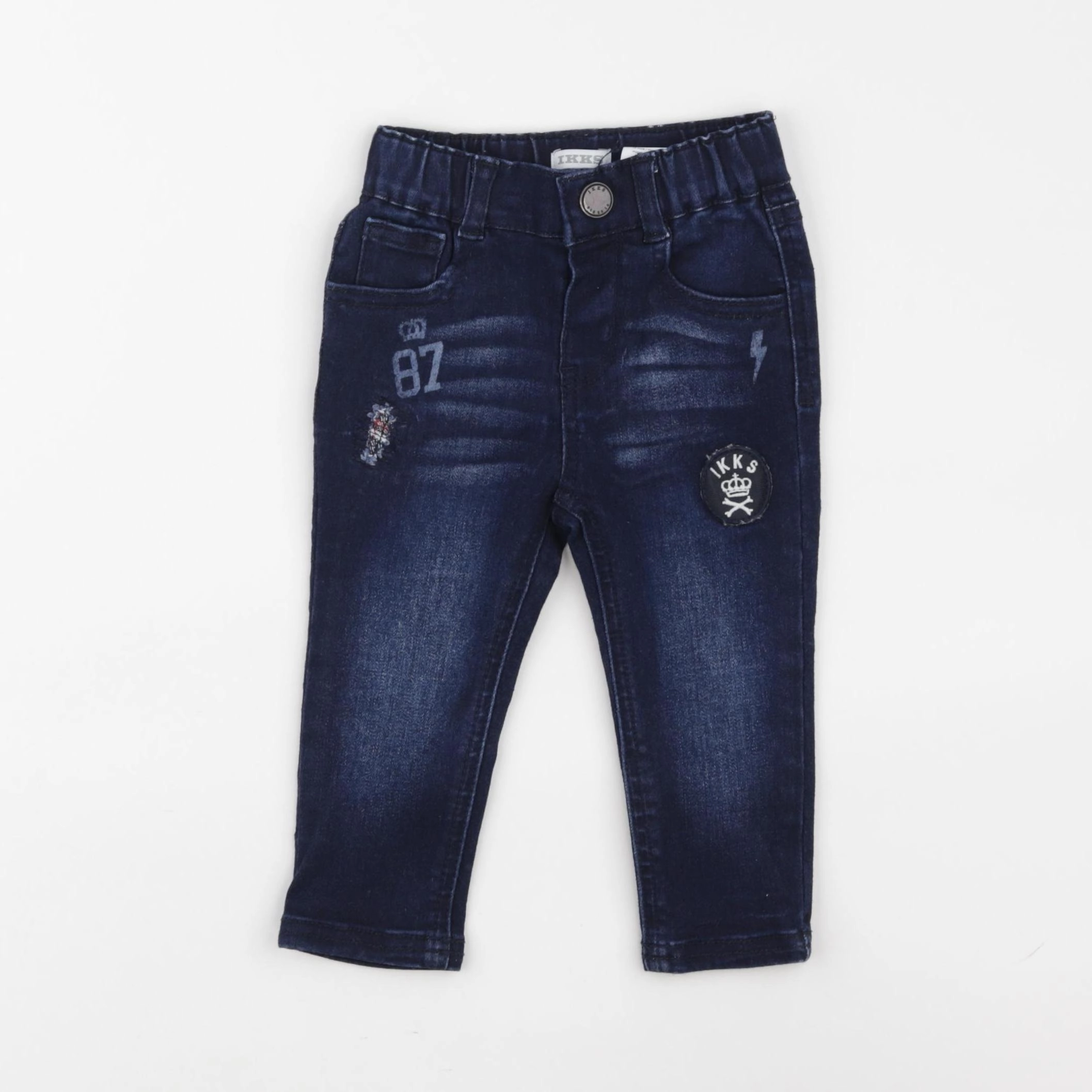 IKKS - jean bleu - 12 mois