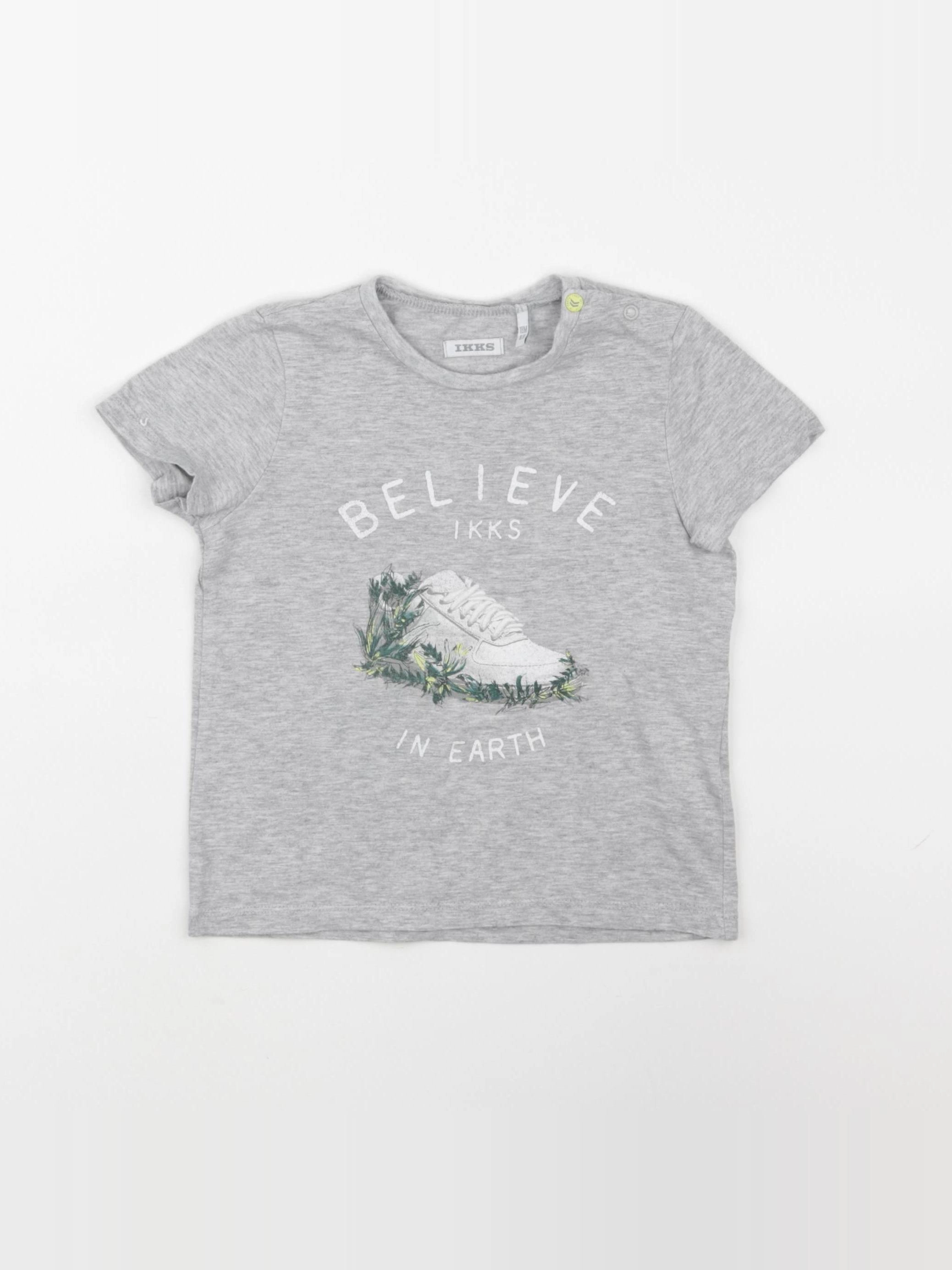 IKKS - tee-shirt gris - 18 mois