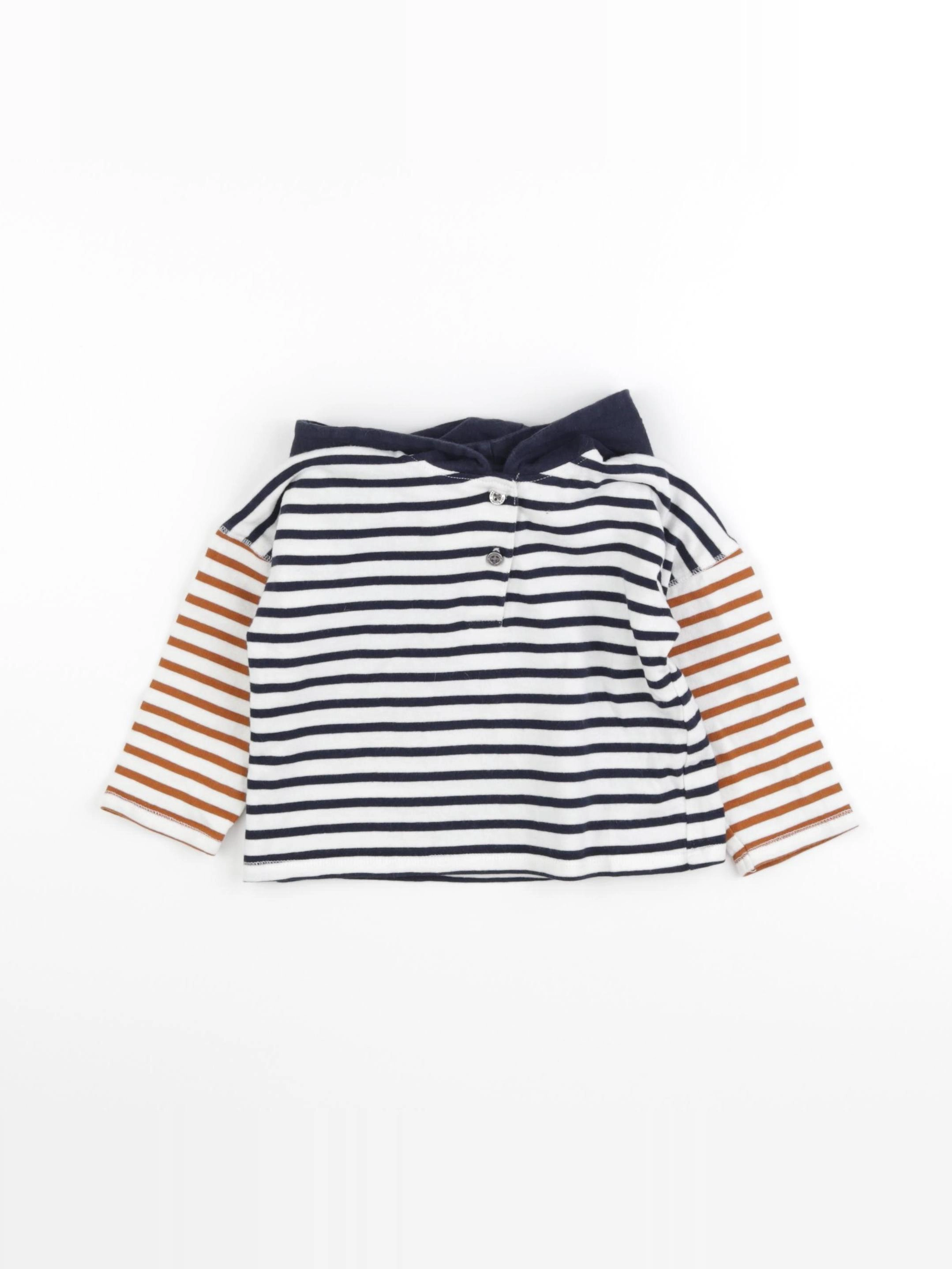 Vertbaudet - tee-shirt multicolore - 18 mois