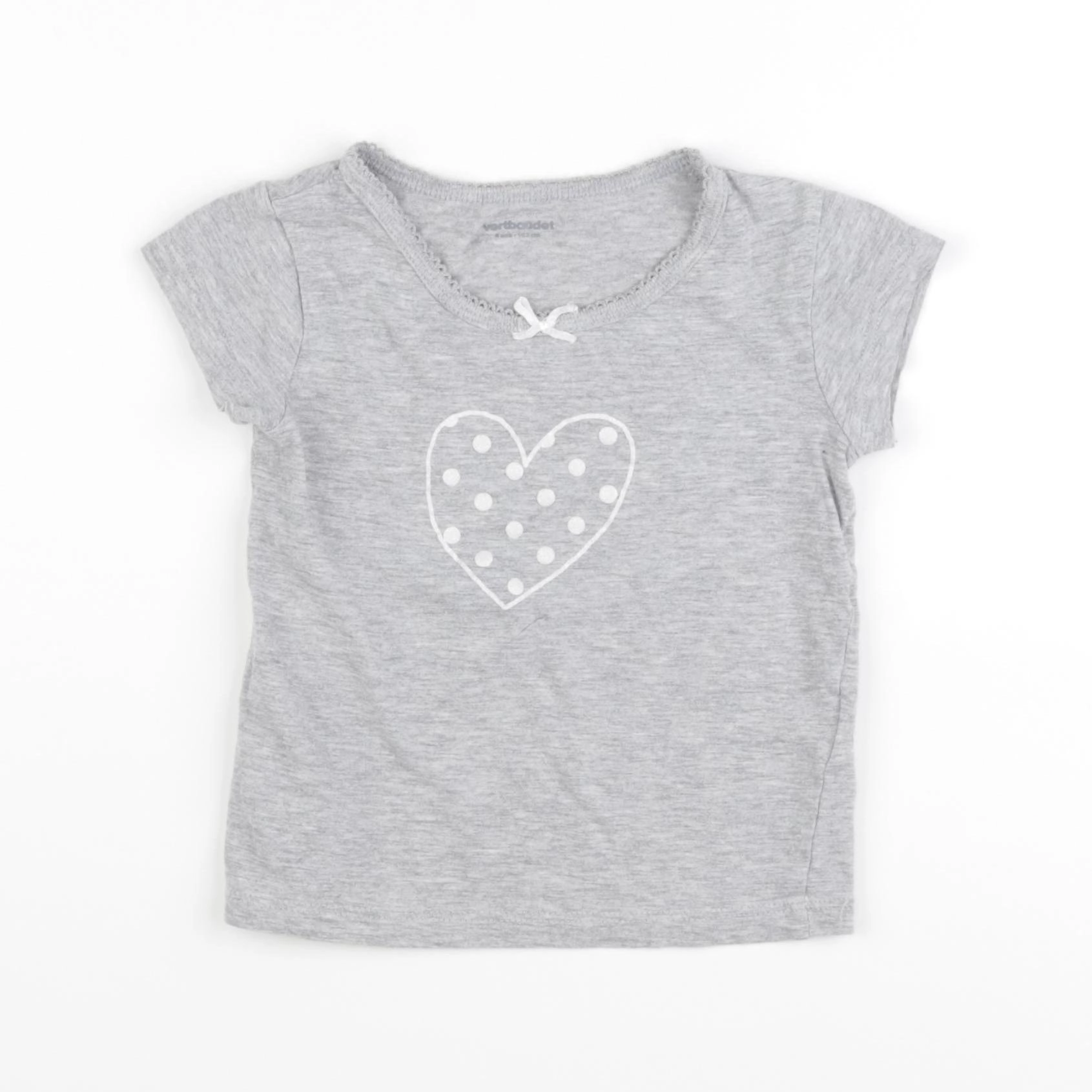 Vertbaudet - maillot de corps gris - 4 ans