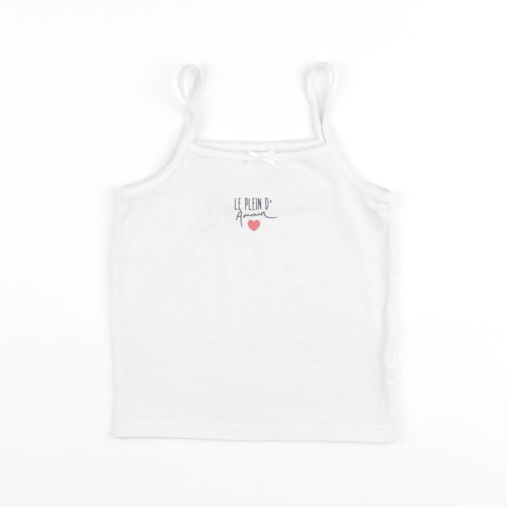 Vertbaudet - maillot de corps blanc - 3 ans