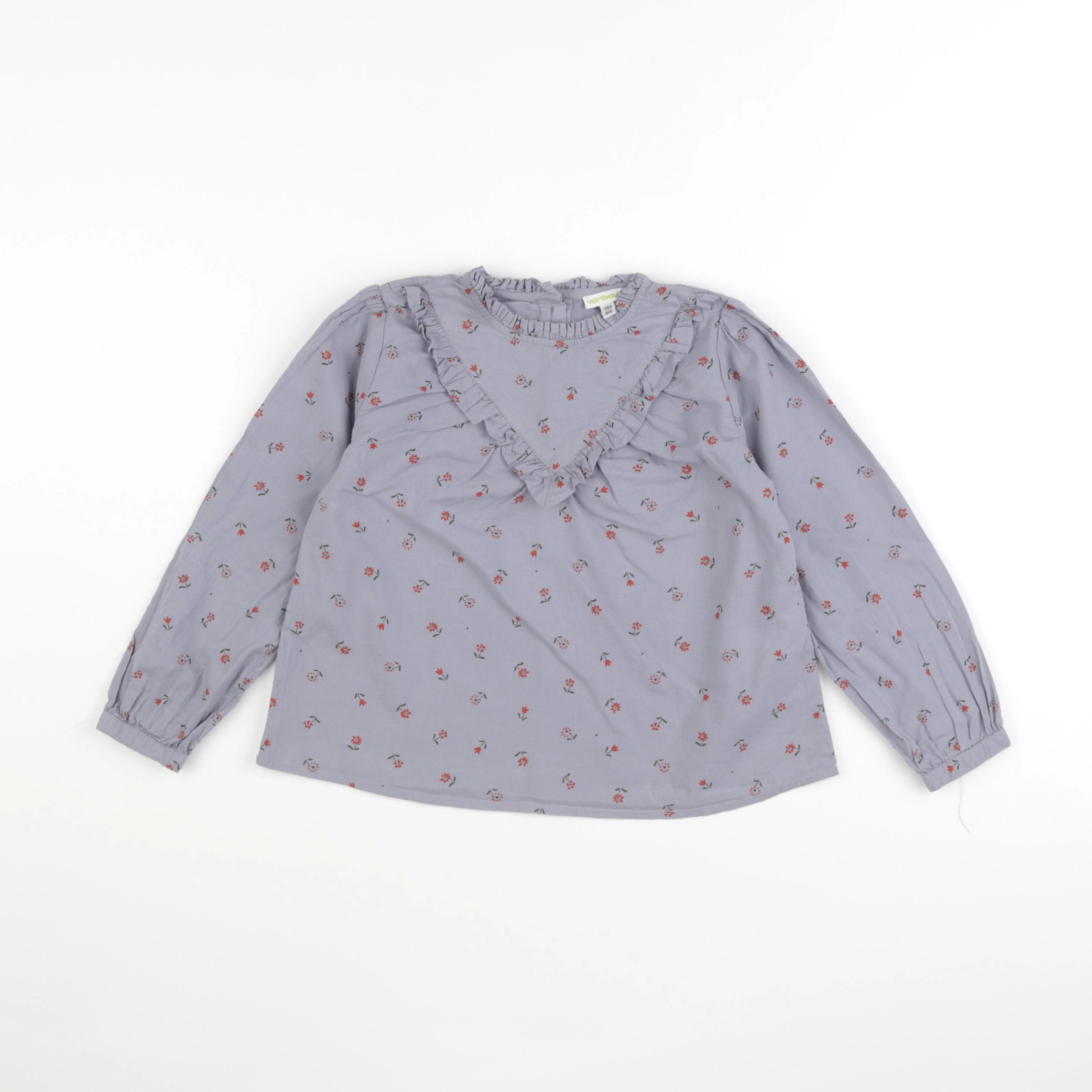 Vertbaudet - blouse bleu - 6 ans