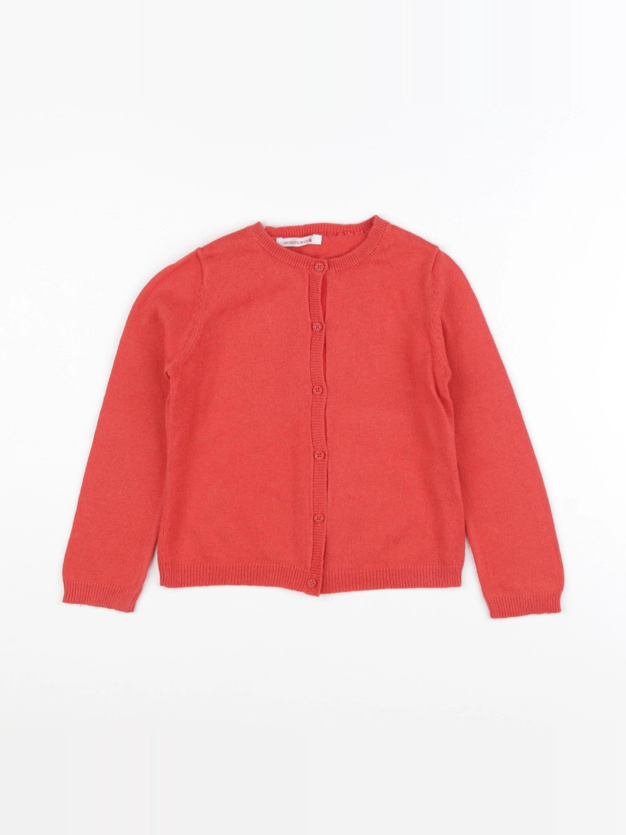 Monoprix - gilet rouge - 3 ans