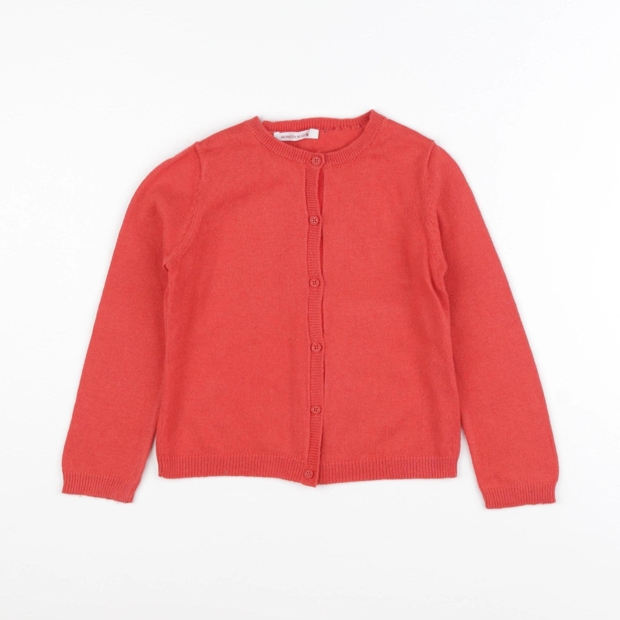 Monoprix - gilet rouge - 3 ans
