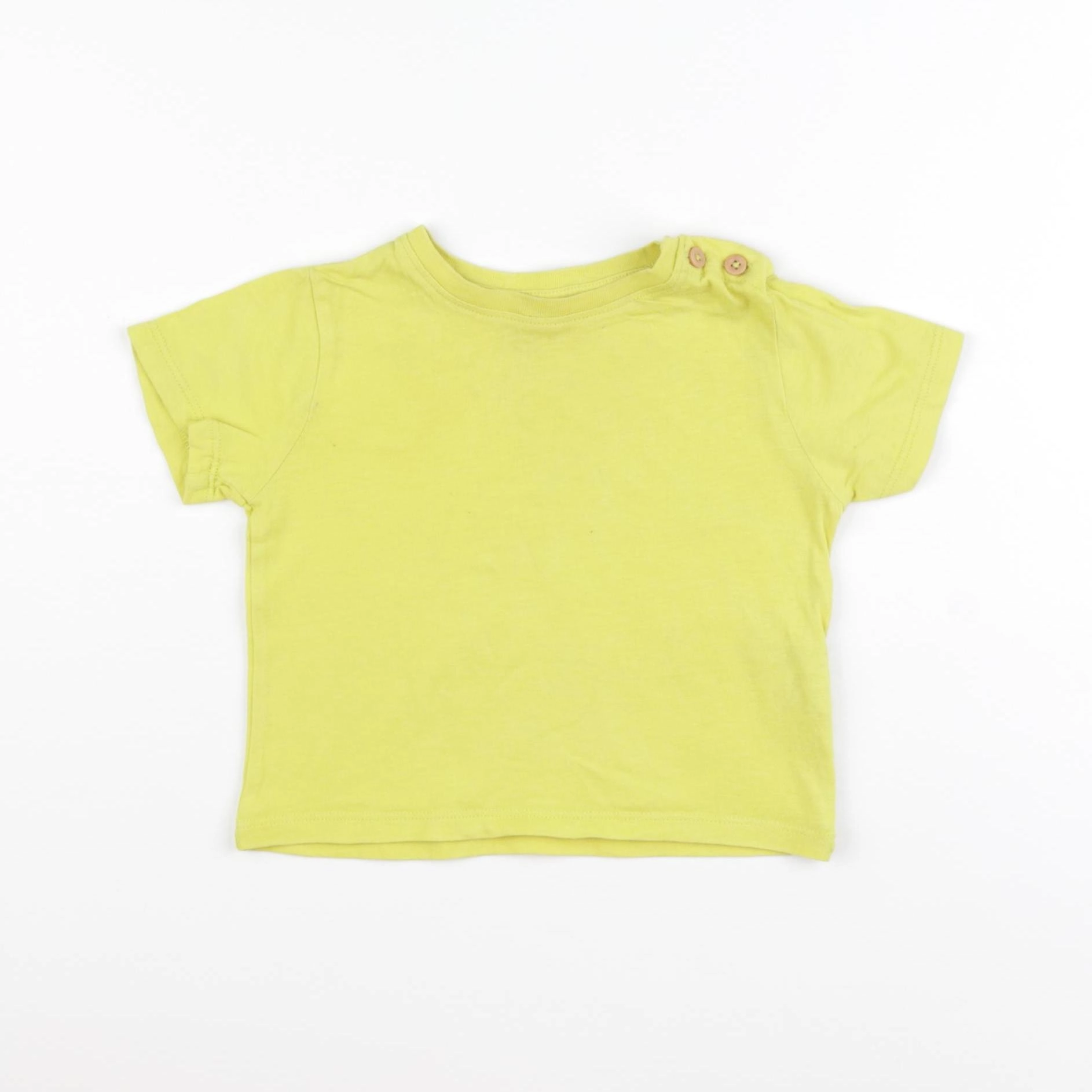 Boutchou - tee-shirt jaune - 12 mois