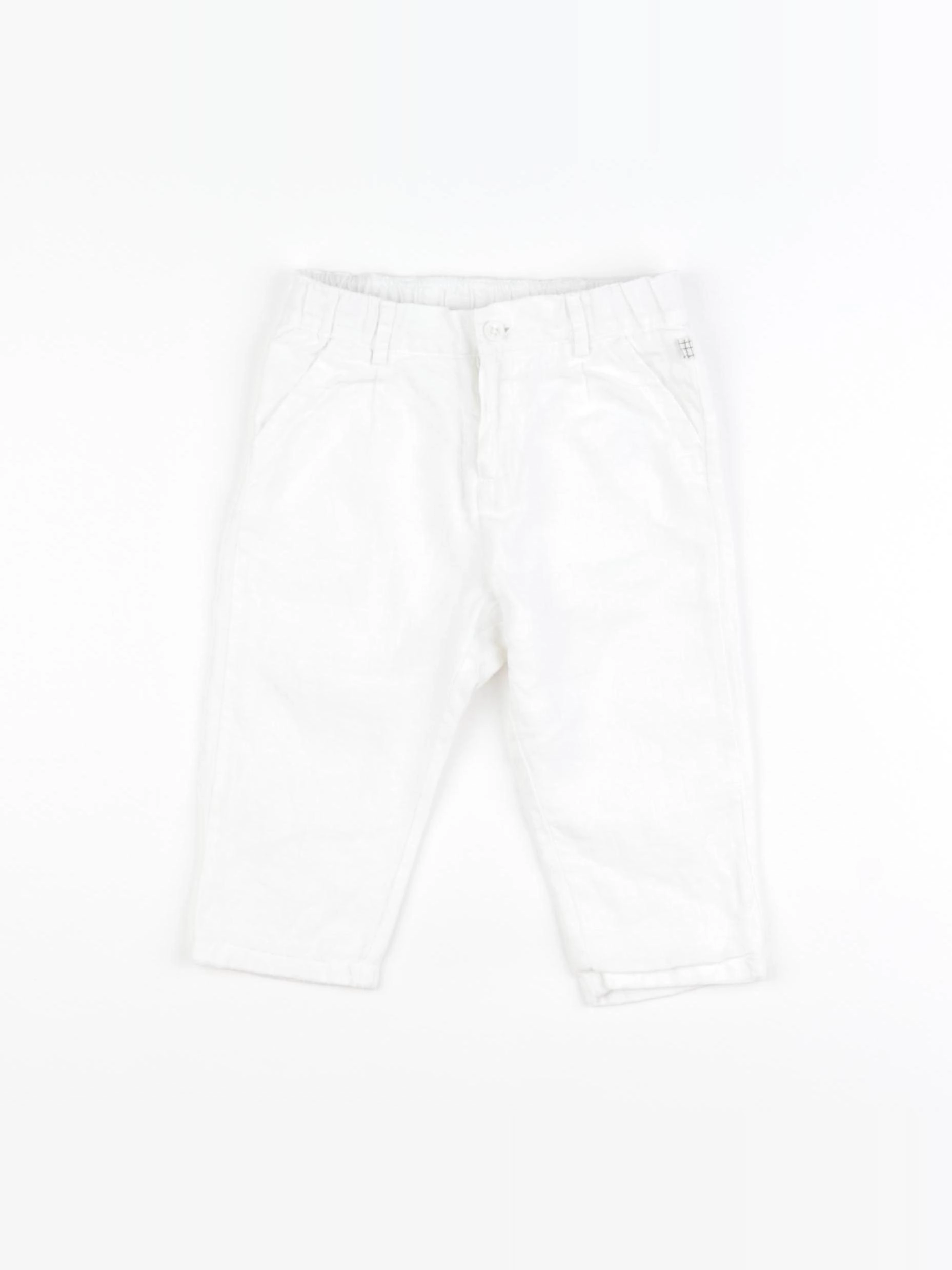 Carrément Beau - pantalon blanc - 12 mois