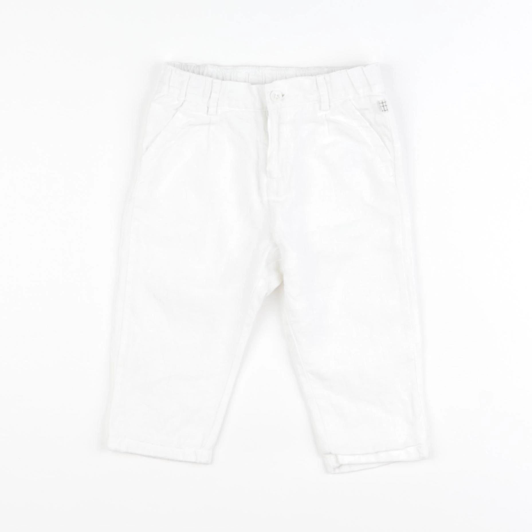 Carrément Beau - pantalon blanc - 12 mois