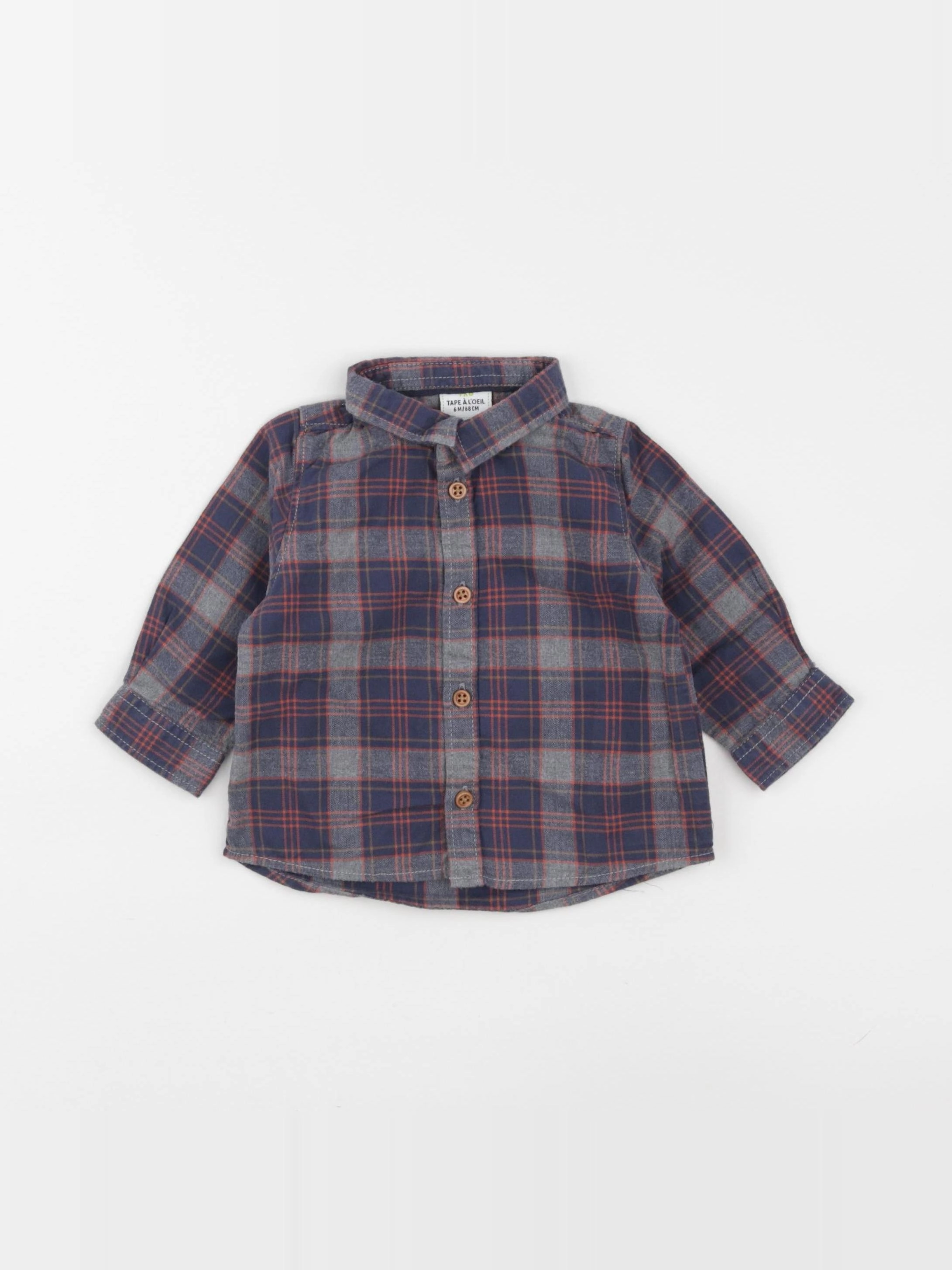 Tape à l'oeil - chemise multicolore - 6 mois