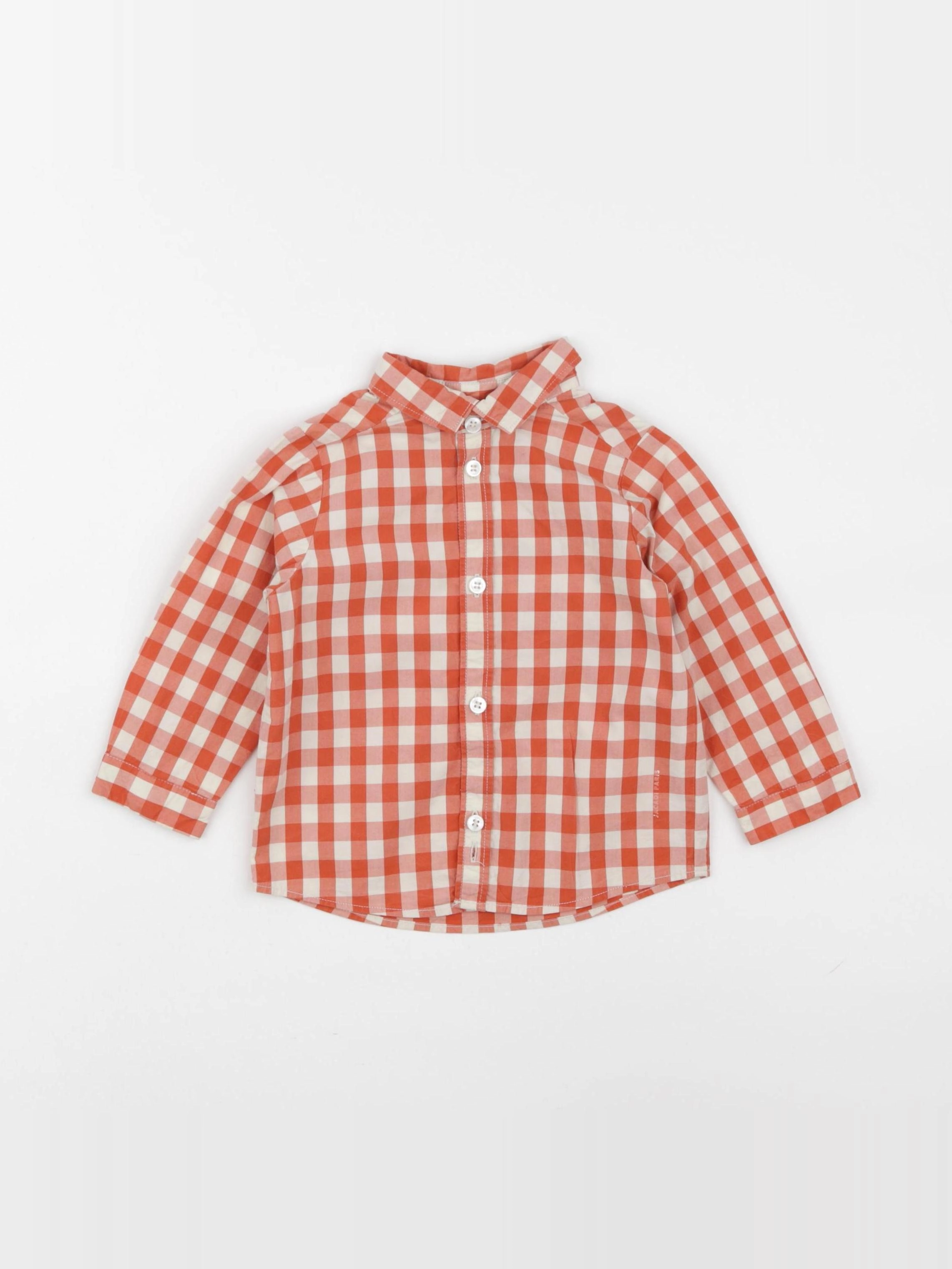 Jacadi - chemise rouge - 12 mois