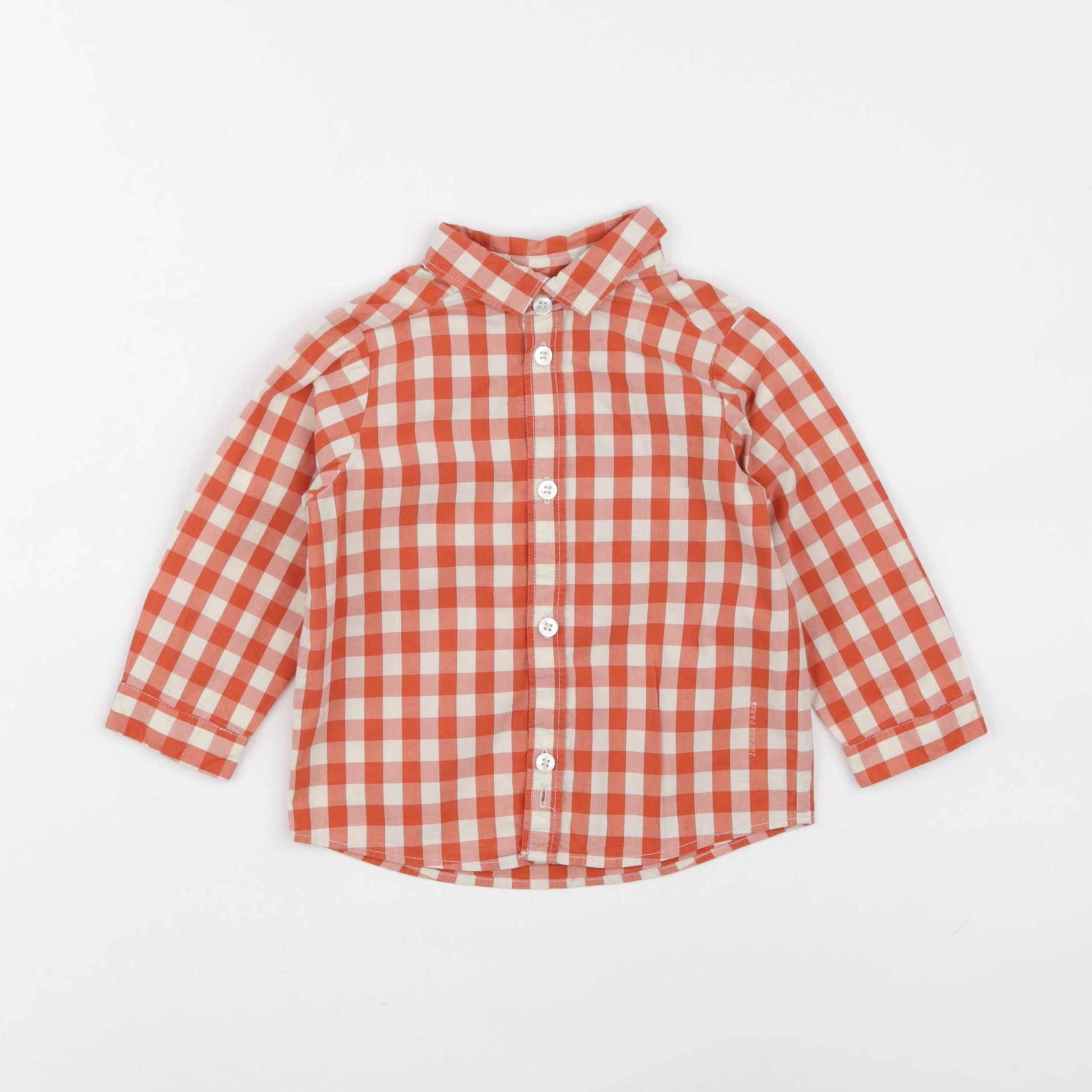 Jacadi - chemise rouge - 12 mois
