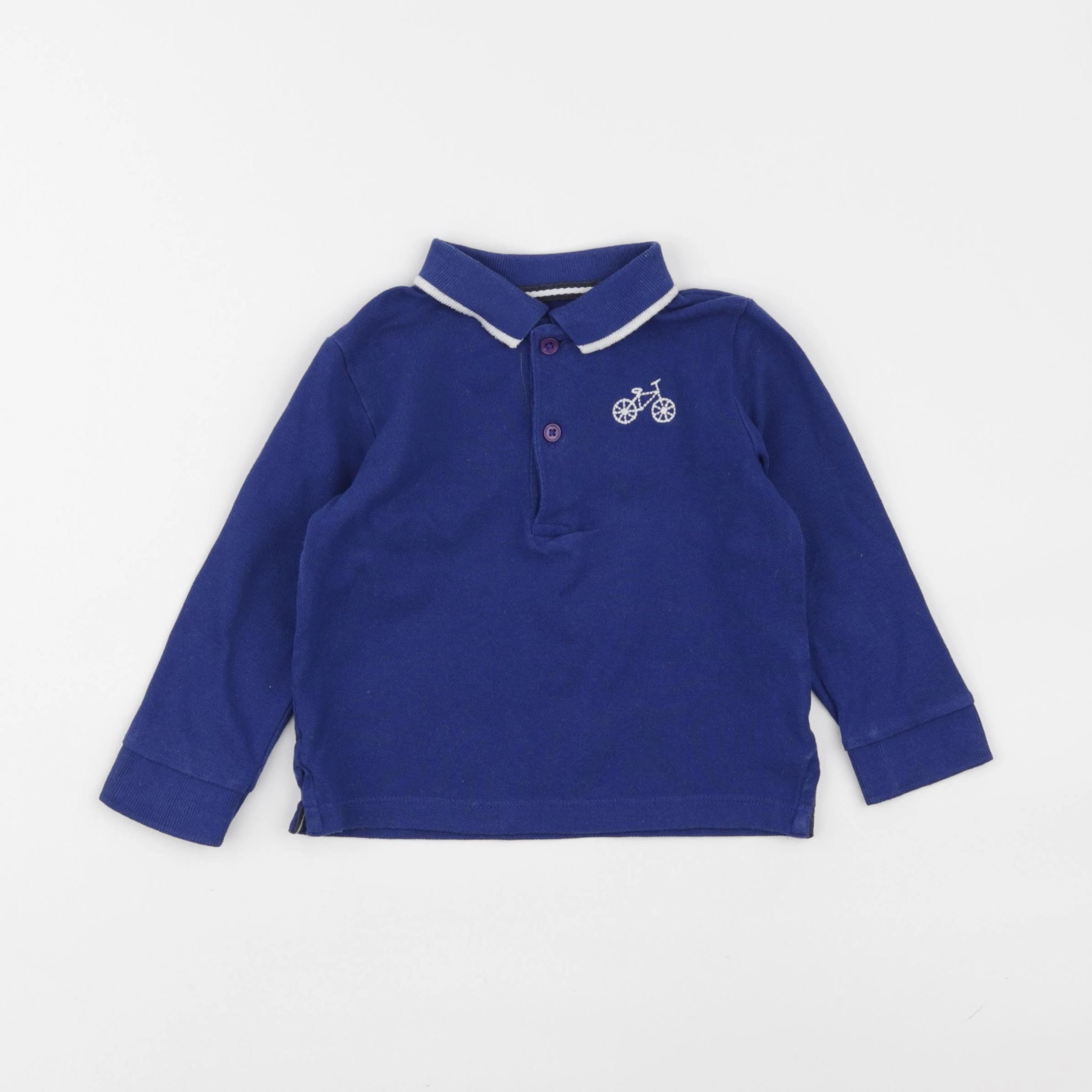 Boutchou - polo bleu - 18 mois
