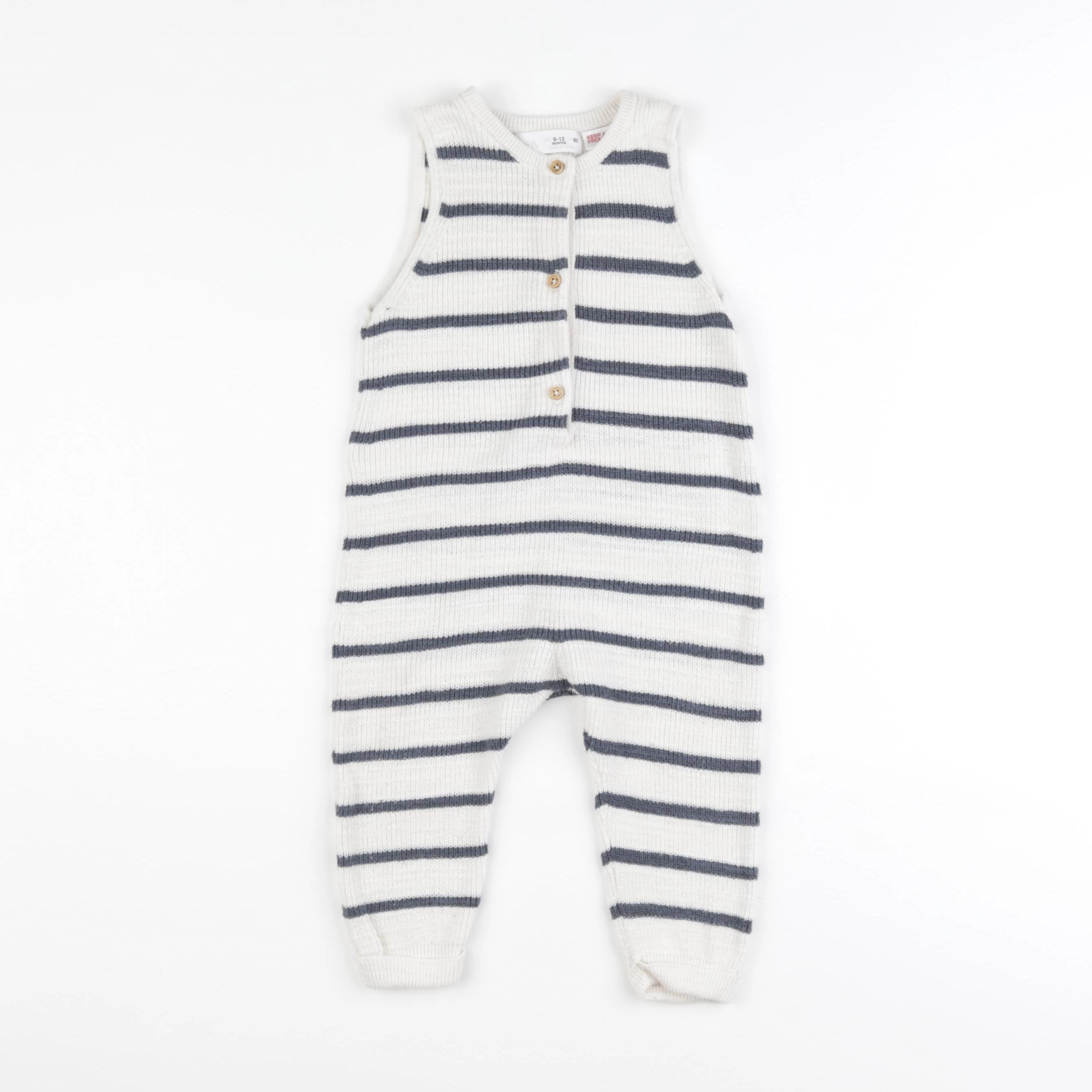 Zara - combinaison blanc, bleu - 9/12 mois