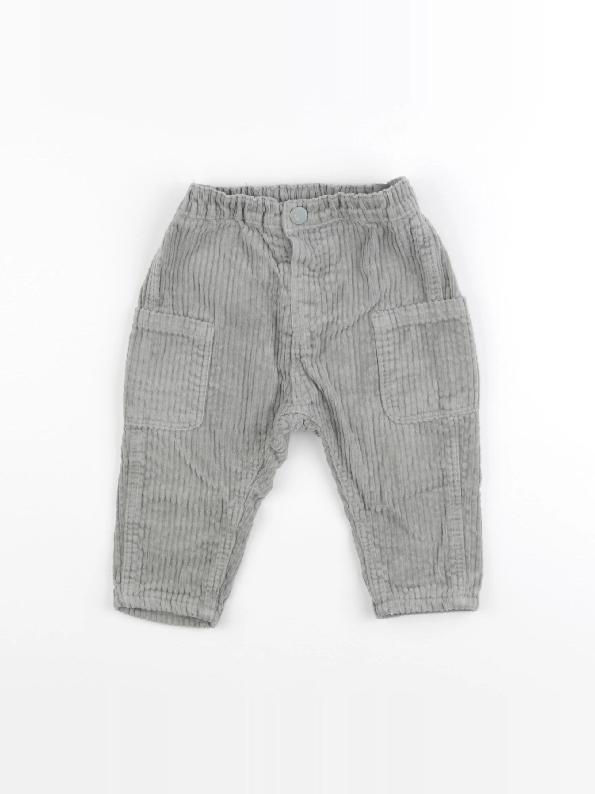 H&M - sarouel vert - 6/9 mois