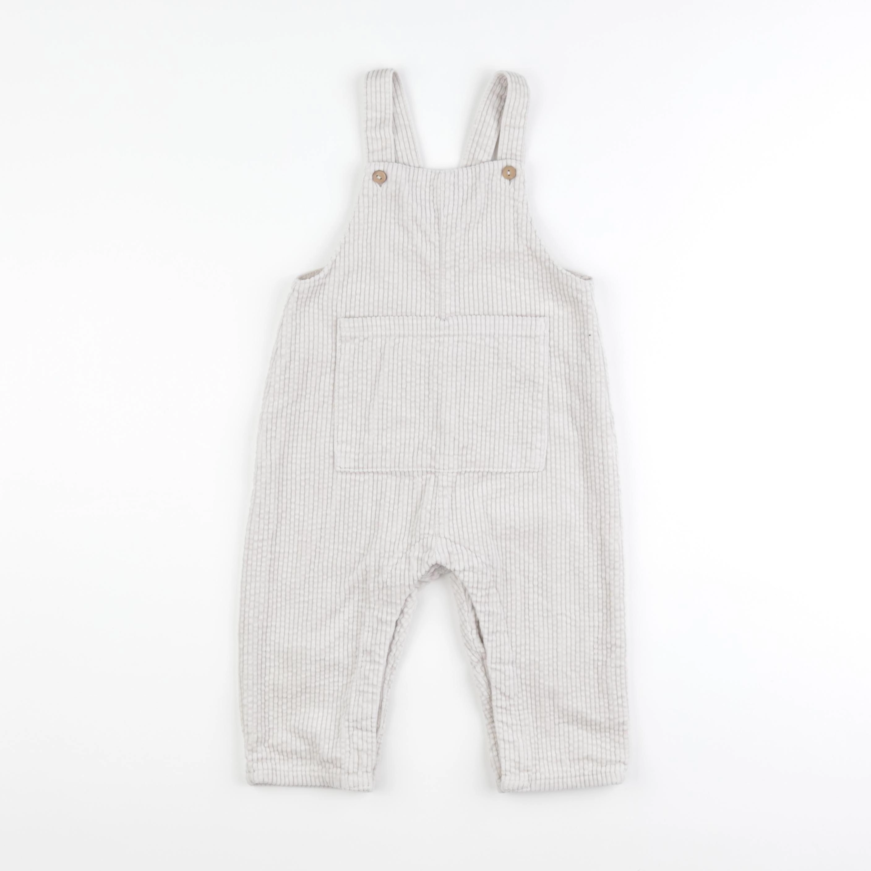 Zara - salopette beige - 12/18 mois