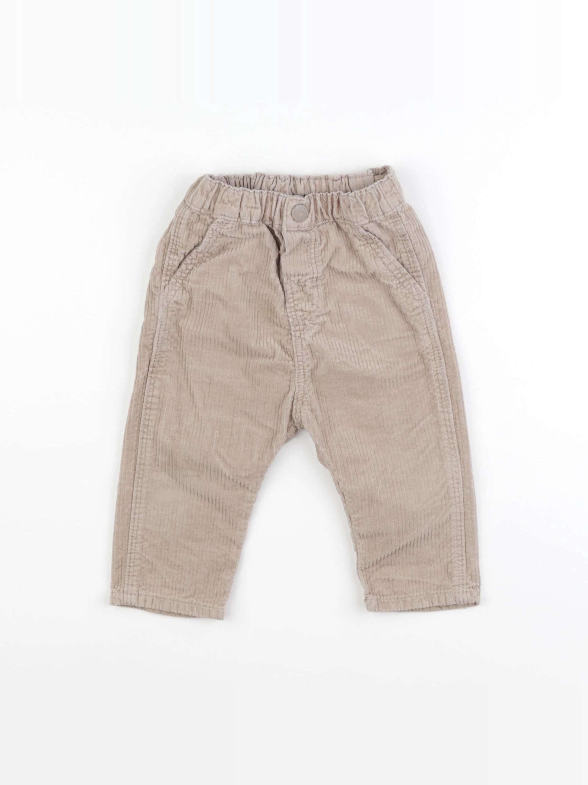 H&M - pantalon beige - 9/12 mois