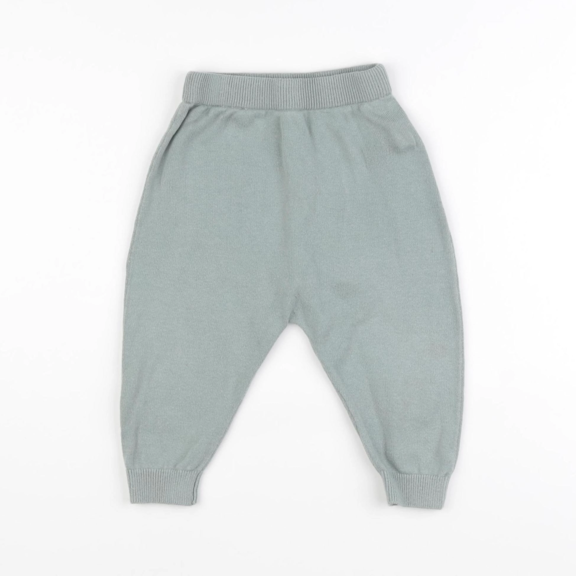 Zara - sarouel vert - 12/18 mois